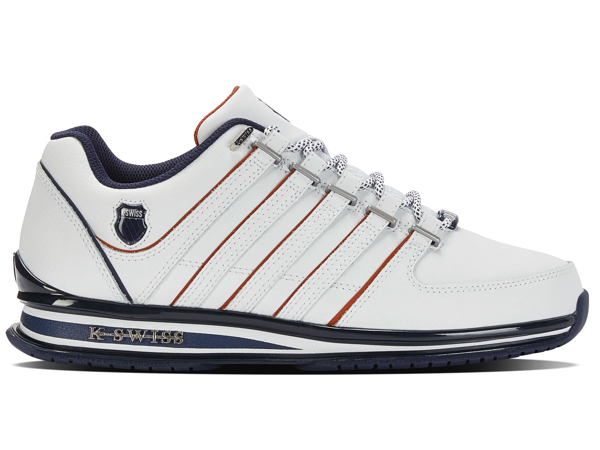 01235-171-M | RINZLER | WHITE/NAVY/BURNT OCHRE