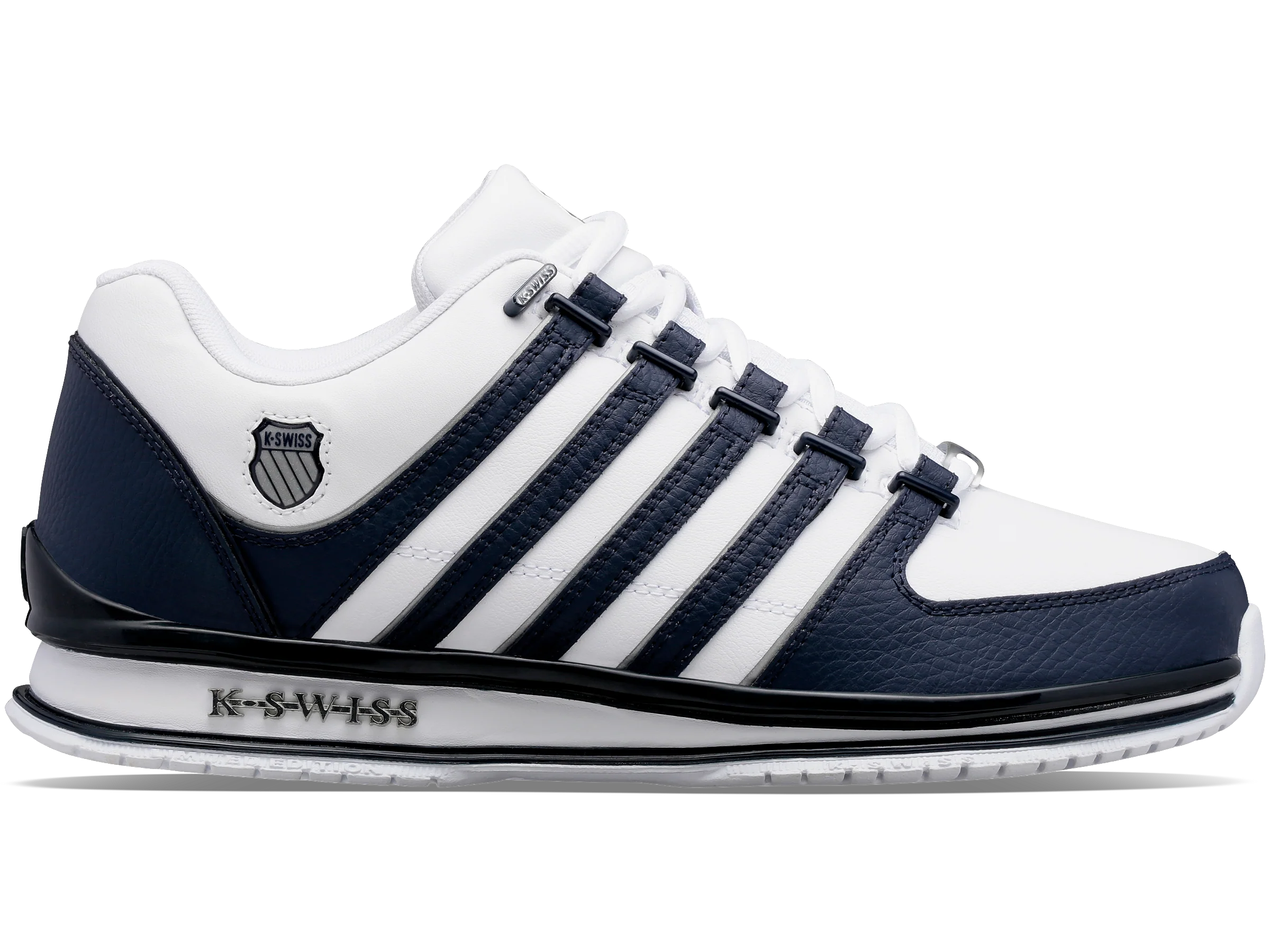 01235-914-M | RINZLER | WHITE/NAVY/SILVER