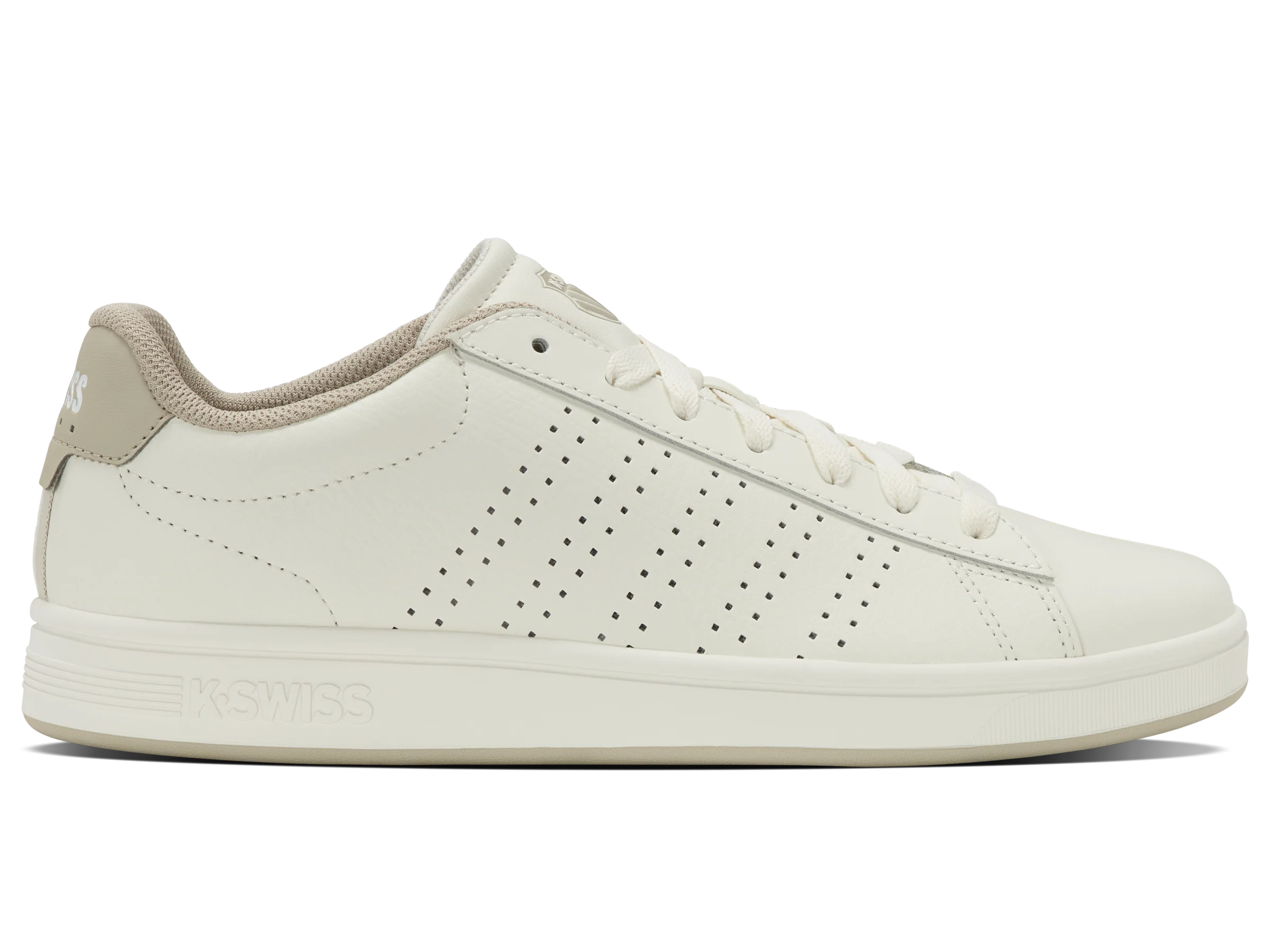 04411-127-M | COURT BASE II | SNOW WHITE/LIGHT GRAY/PEYOTE