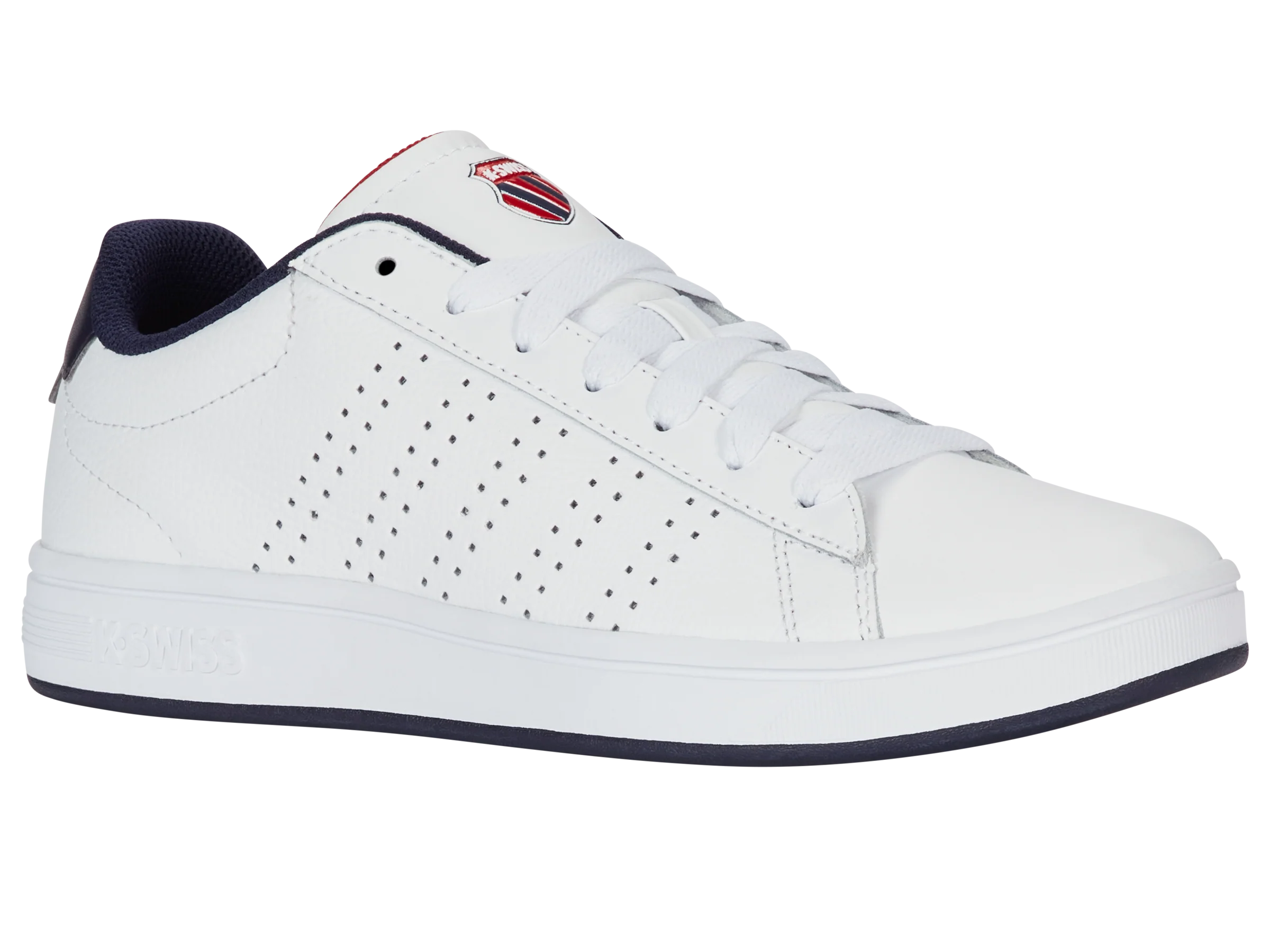 04411-130-M | COURT BASE II | WHITE/NAVY/RED - Image 2