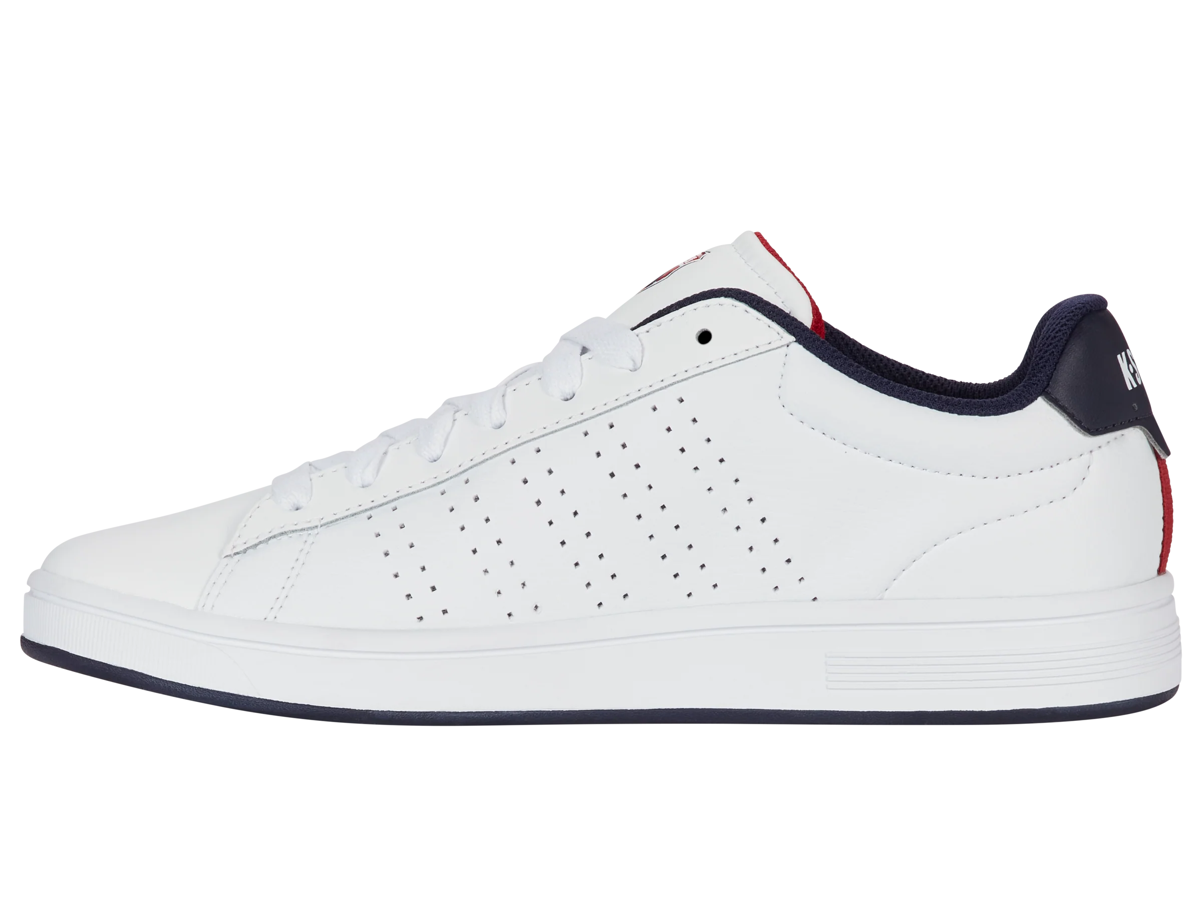 04411-130-M | COURT BASE II | WHITE/NAVY/RED - Image 5