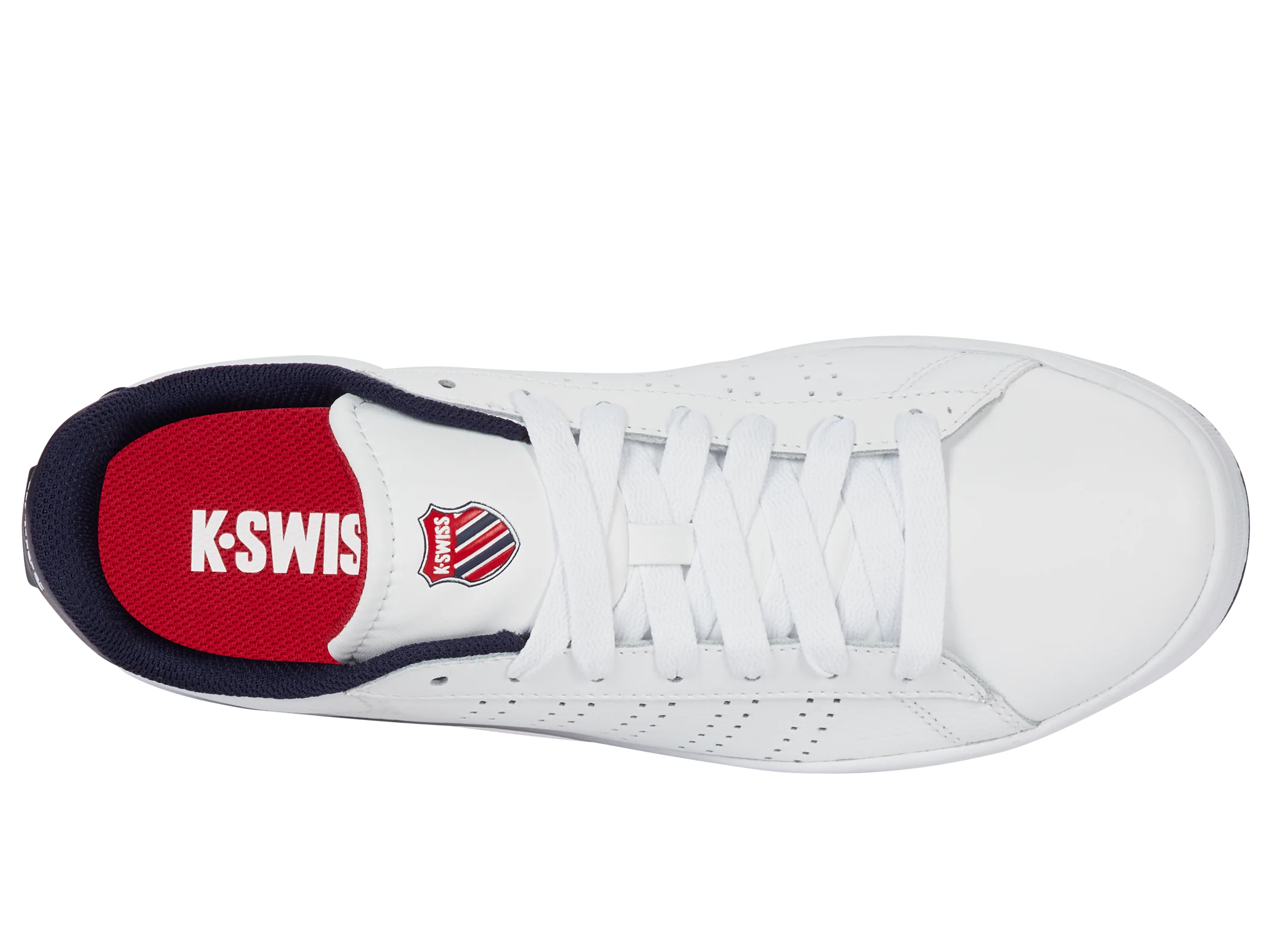 04411-130-M | COURT BASE II | WHITE/NAVY/RED - Image 7