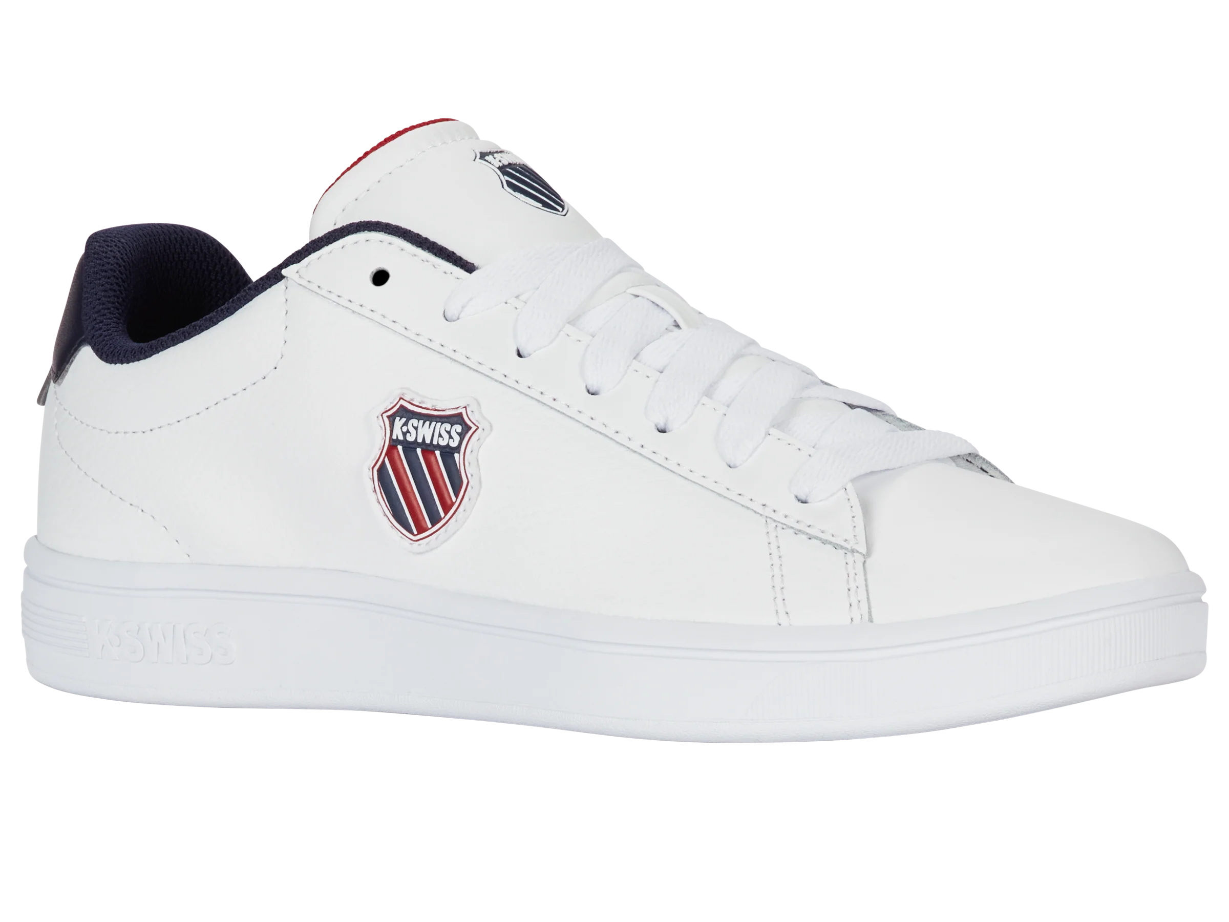 04412-983-M | COURT SHIELD II | WHITE/PEACOAT/SAMBA RED - Image 2