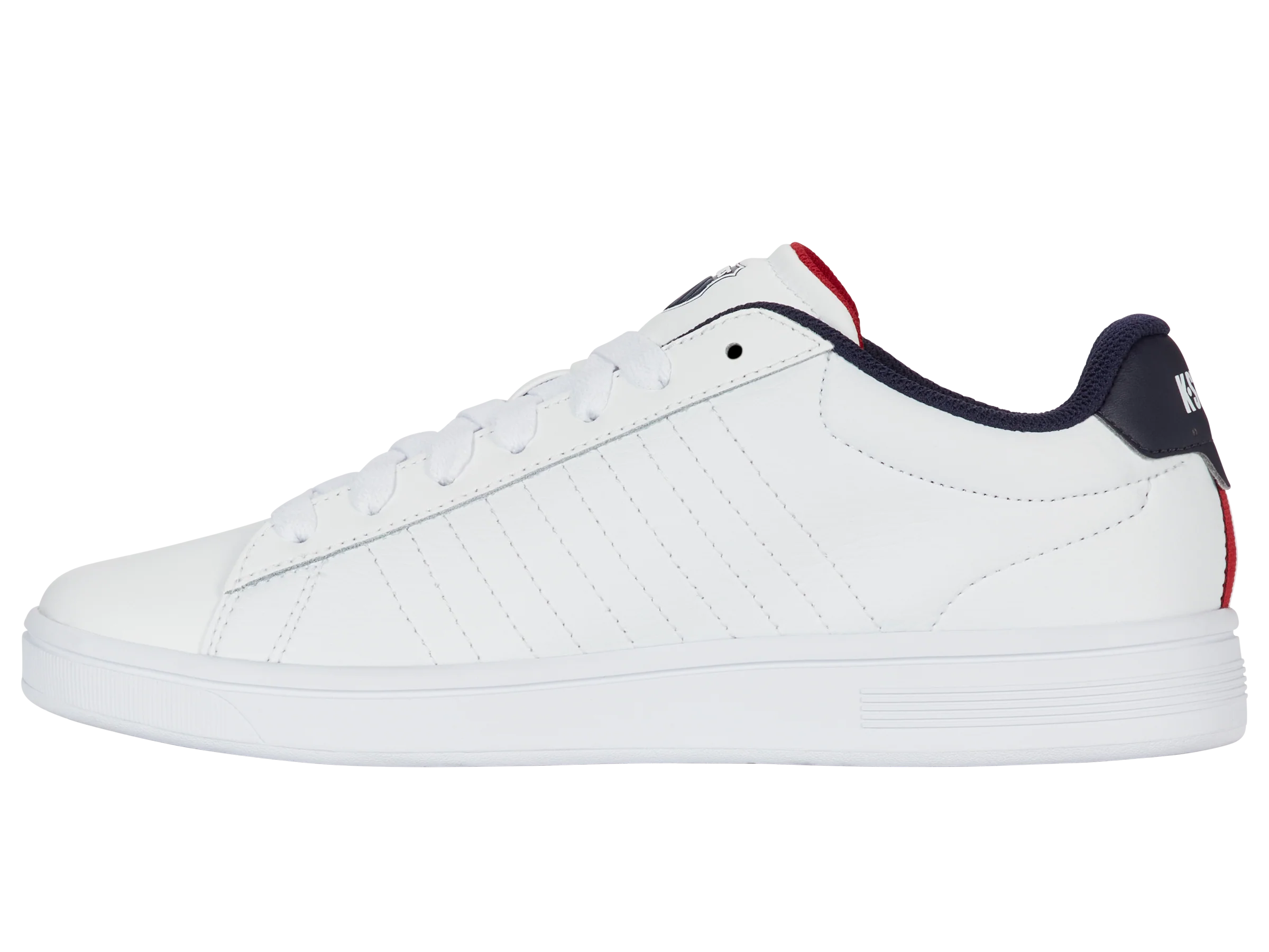 04412-983-M | COURT SHIELD II | WHITE/PEACOAT/SAMBA RED - Image 5