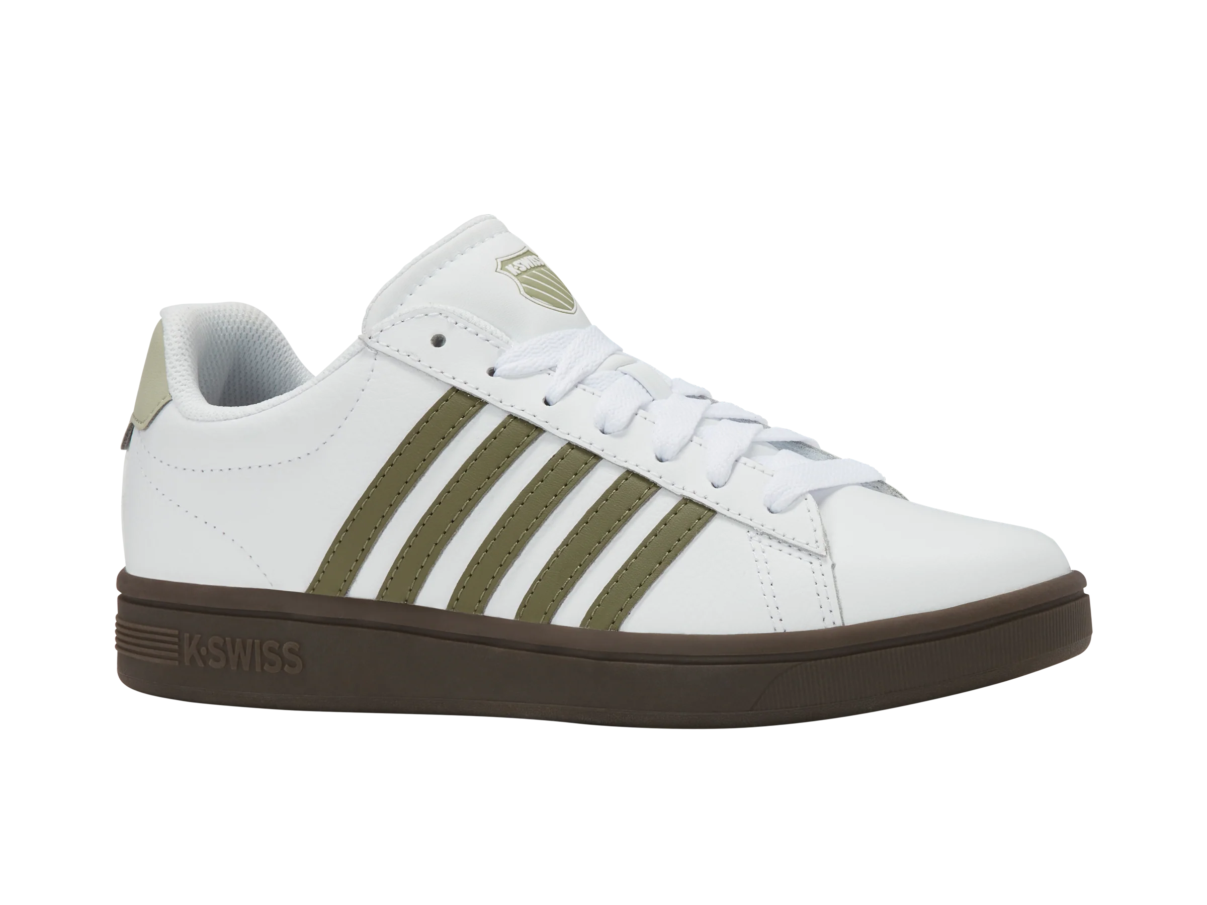 04413-125-M | COURT TIEBREAK II | WHITE/BURNT OLIVE/COLA GUM/ALFALFA - Image 2
