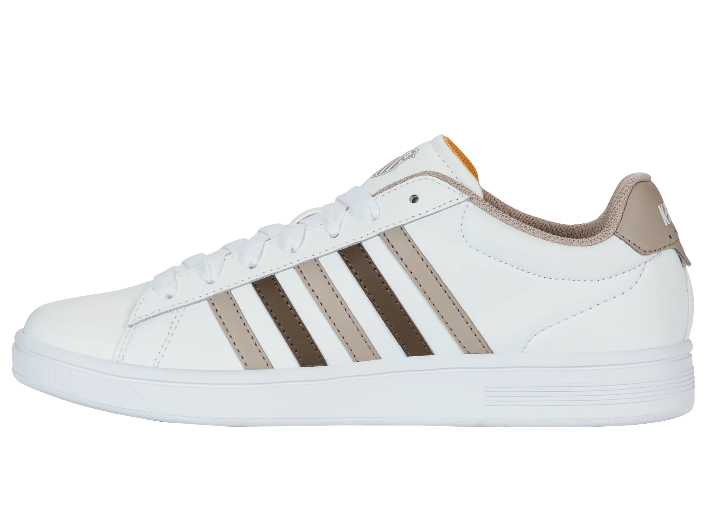 04413-986-M | COURT TIEBREAK II | WHITE/TAUPE/TEAK/JURASSIC GOLD - Image 5