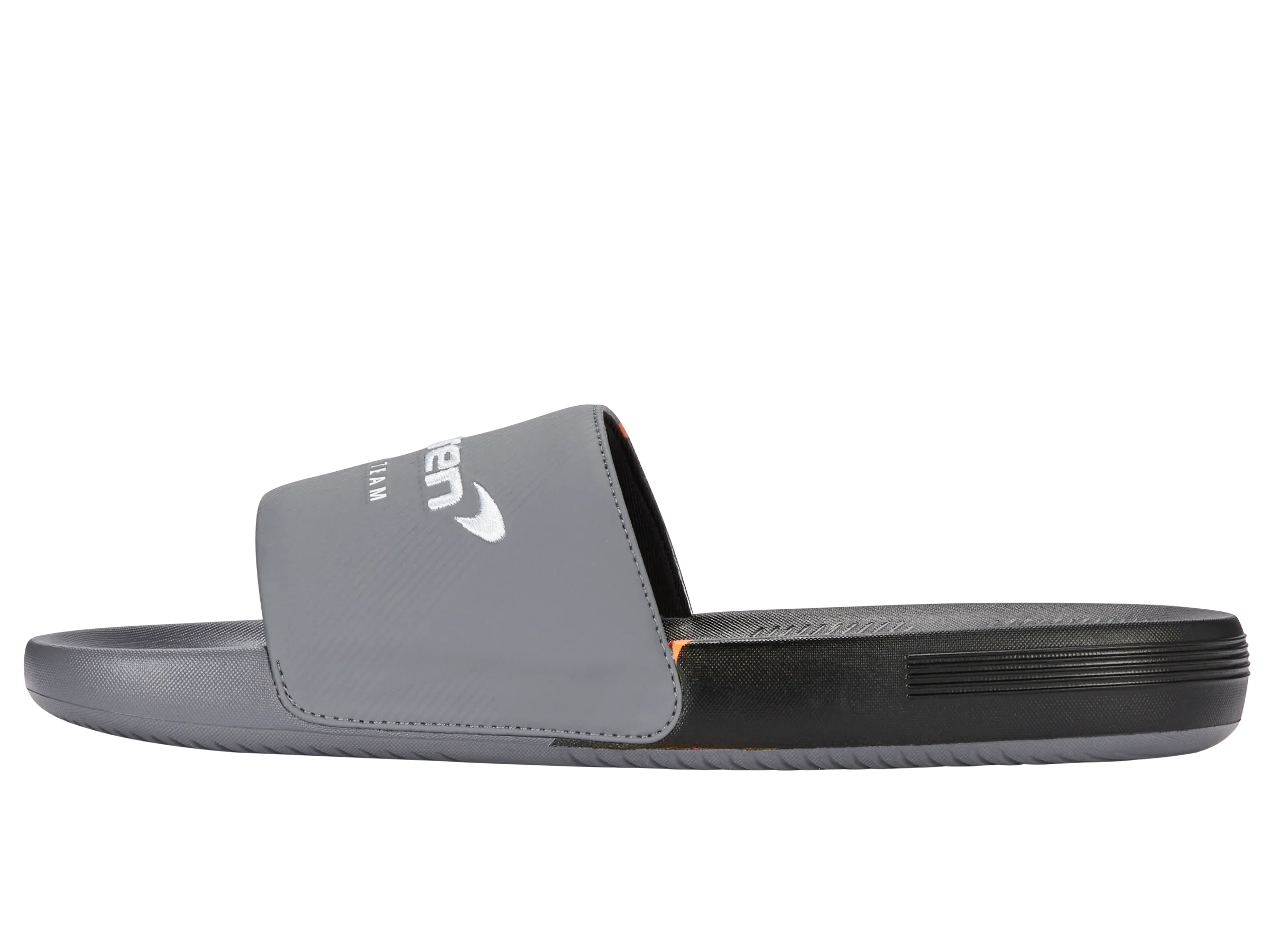 04422-090-M | SLIDE SANDAL X MCLAREN F1 TEAM | ANTHRACITE/BLACK/PAPAYA - Image 5