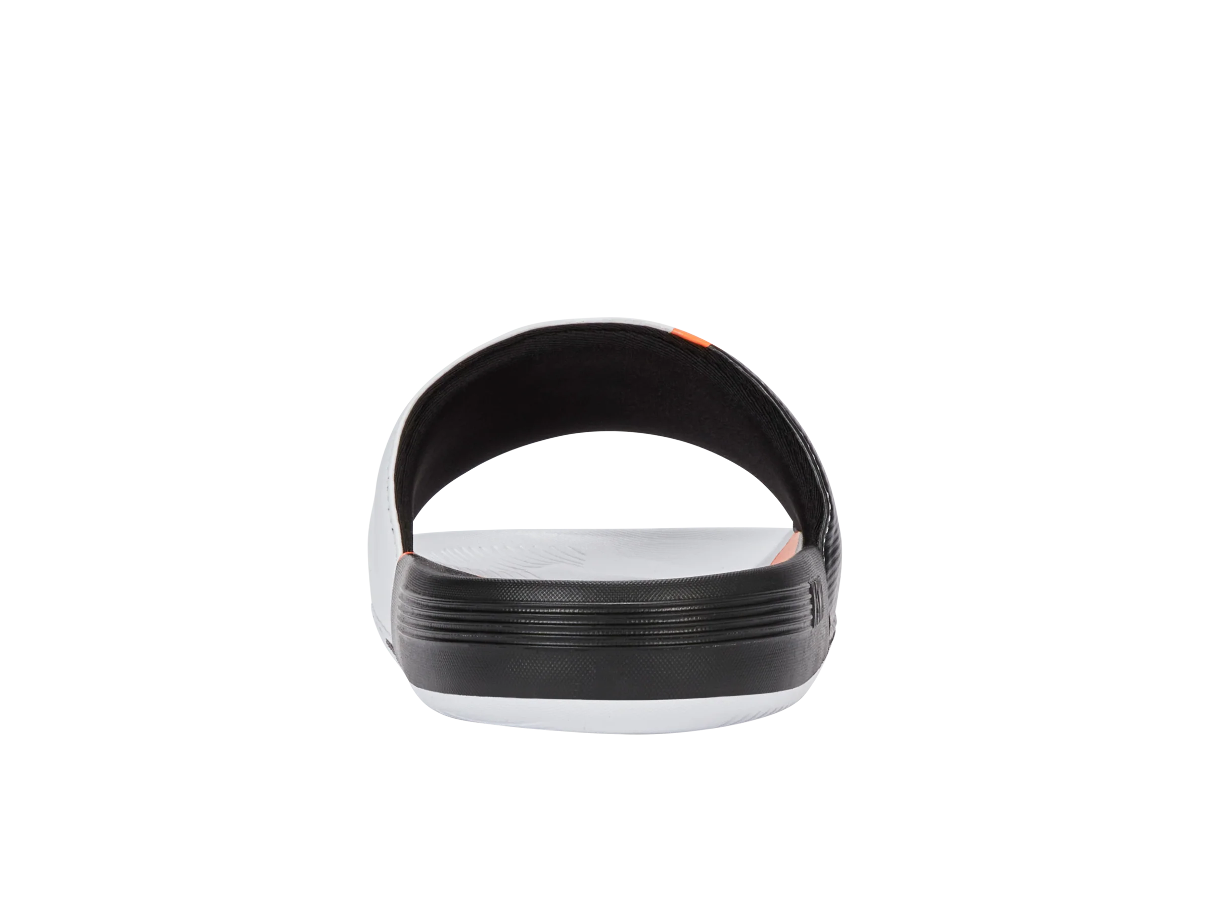 04422-196-M | SLIDE SANDAL X MCLAREN F1 TEAM | WHITE/BLACK/PAPAYA - Image 4