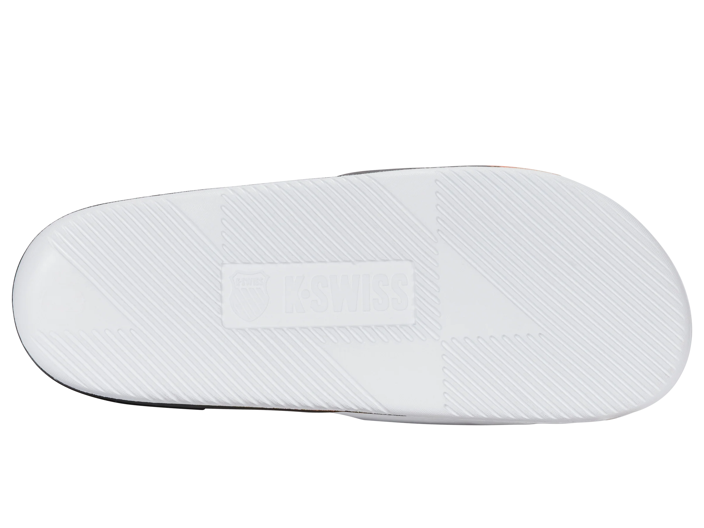 04422-196-M | SLIDE SANDAL X MCLAREN F1 TEAM | WHITE/BLACK/PAPAYA - Image 6
