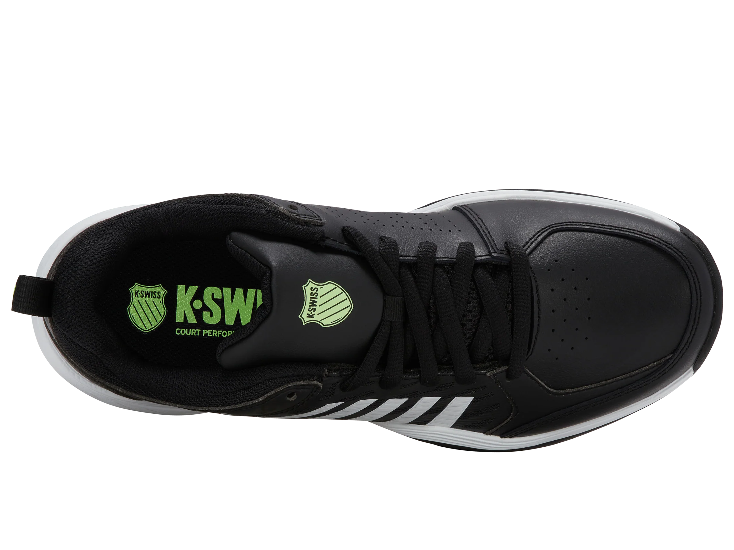 04429-064-M | COURT EXPRESS 2 CLAY | BLACK/WHITE/SOFT NEON GREEN - Image 7