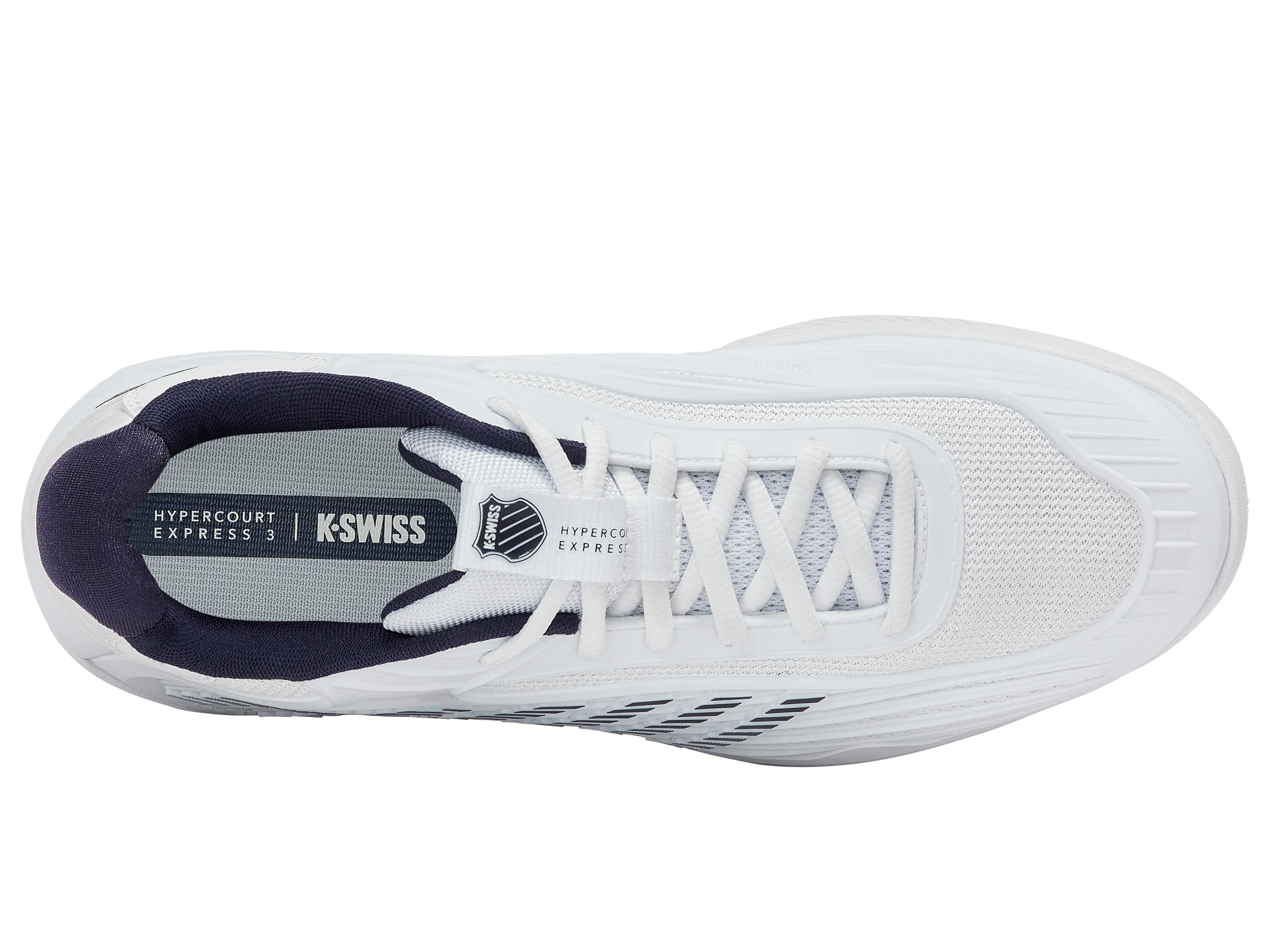 04603-161-M | HYPERCOURT EXPRESS 3 | WHITE/PEACOAT/SILVER - Image 7