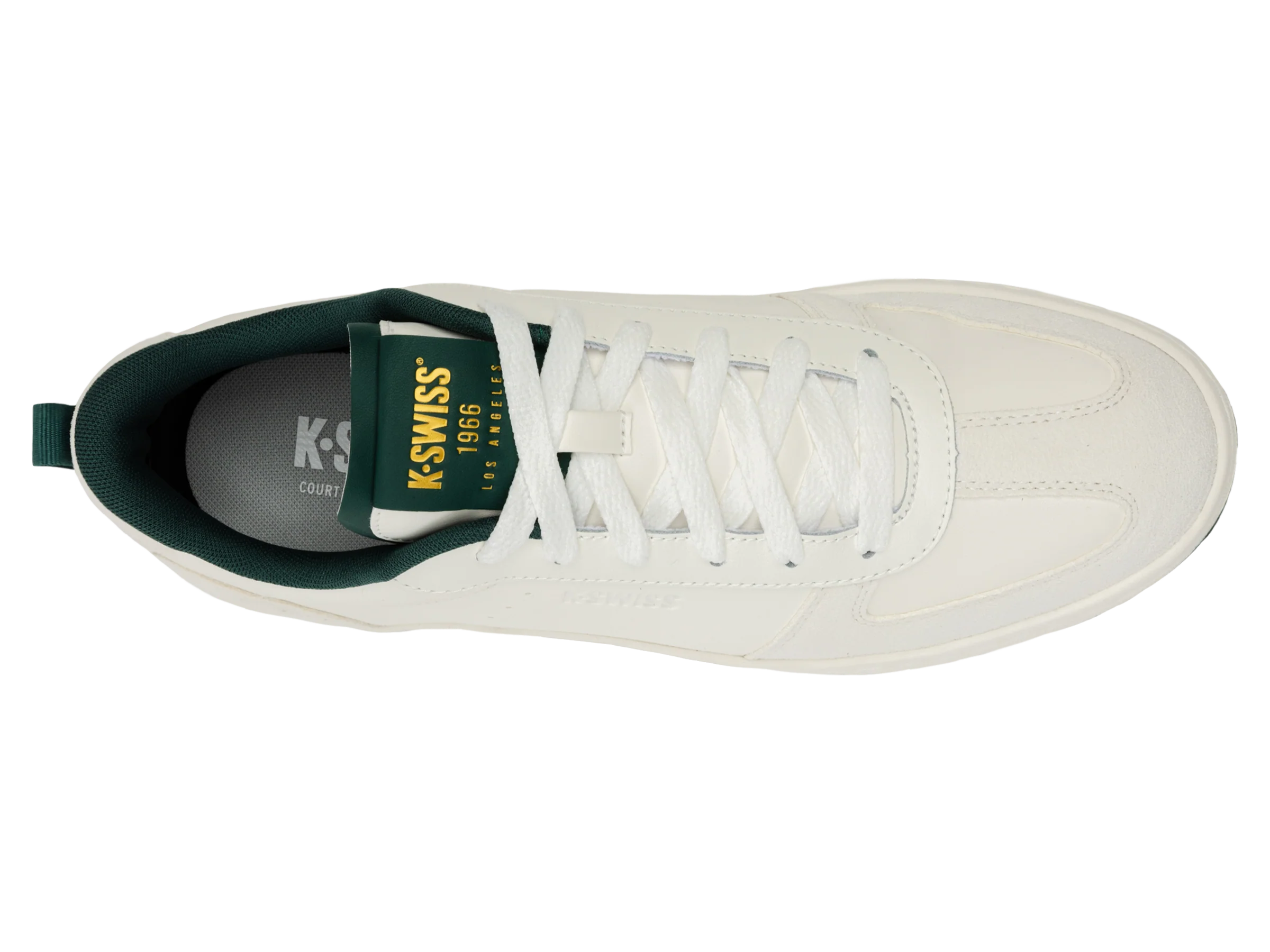 04734-180-M | COURT VARSITY | SNOW WHITE/POSY GREEN - Image 7