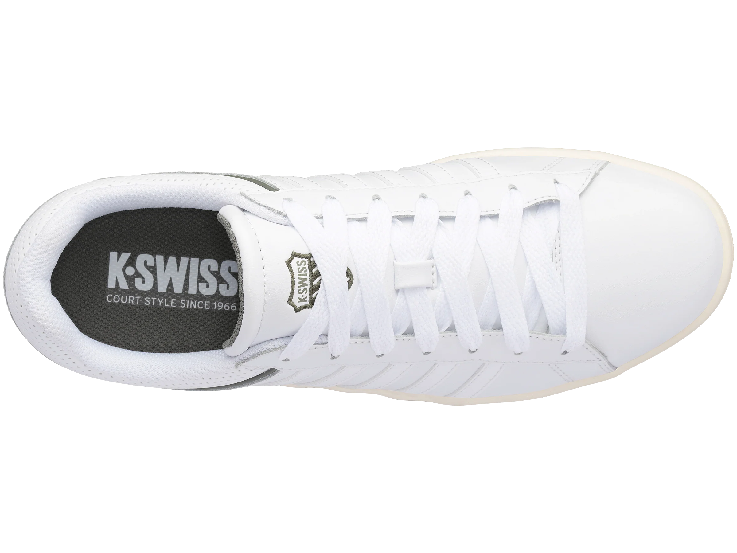 06154-135-M | COURT WINSTON | WHITE/DEEP LICHEN GREEN/ANTIQUE WHITE - Image 7