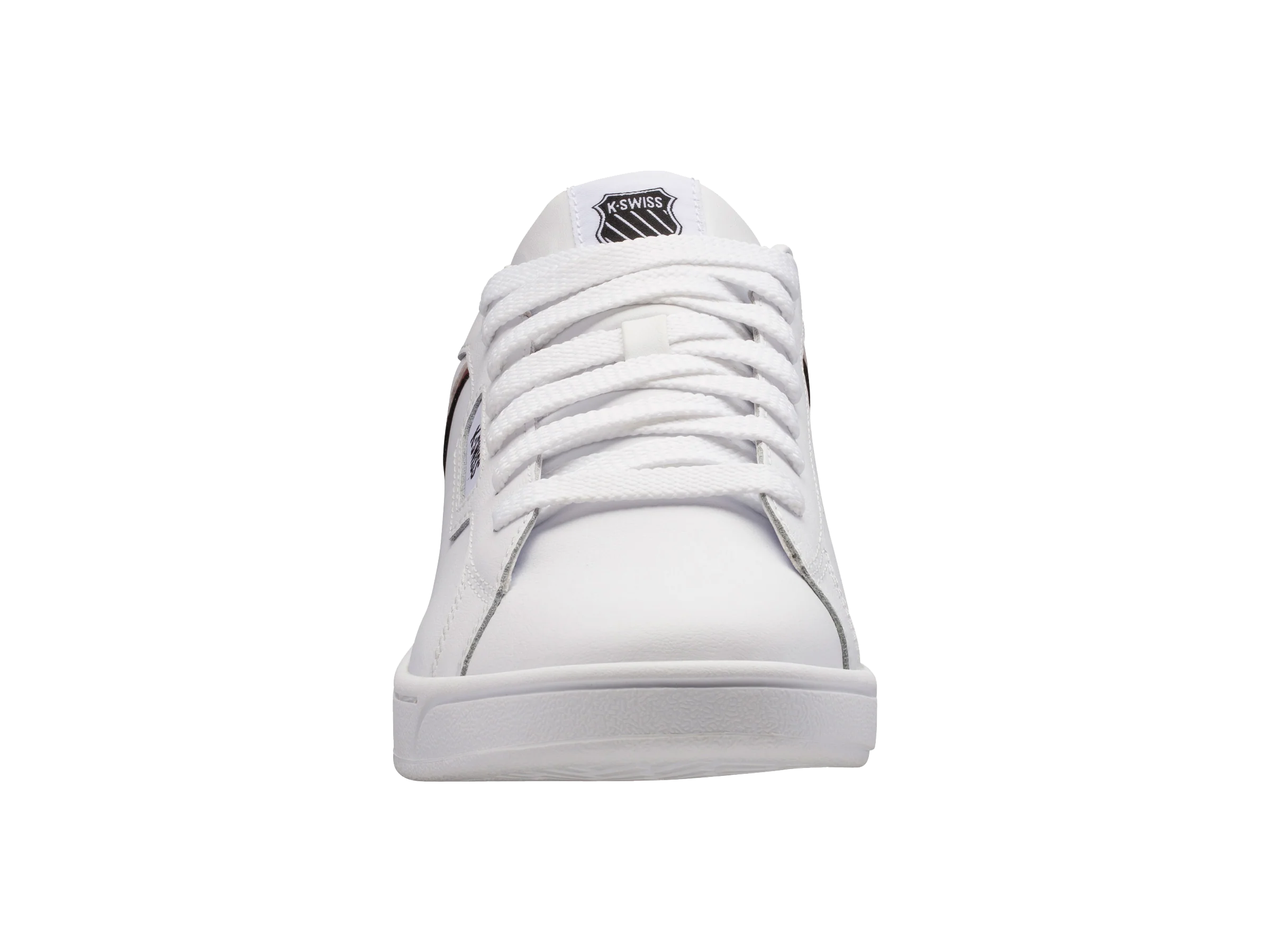 06347-123-M | MENS CLEAN COURT II CMF | WHITE/BLACK/COWHIDE - Image 3