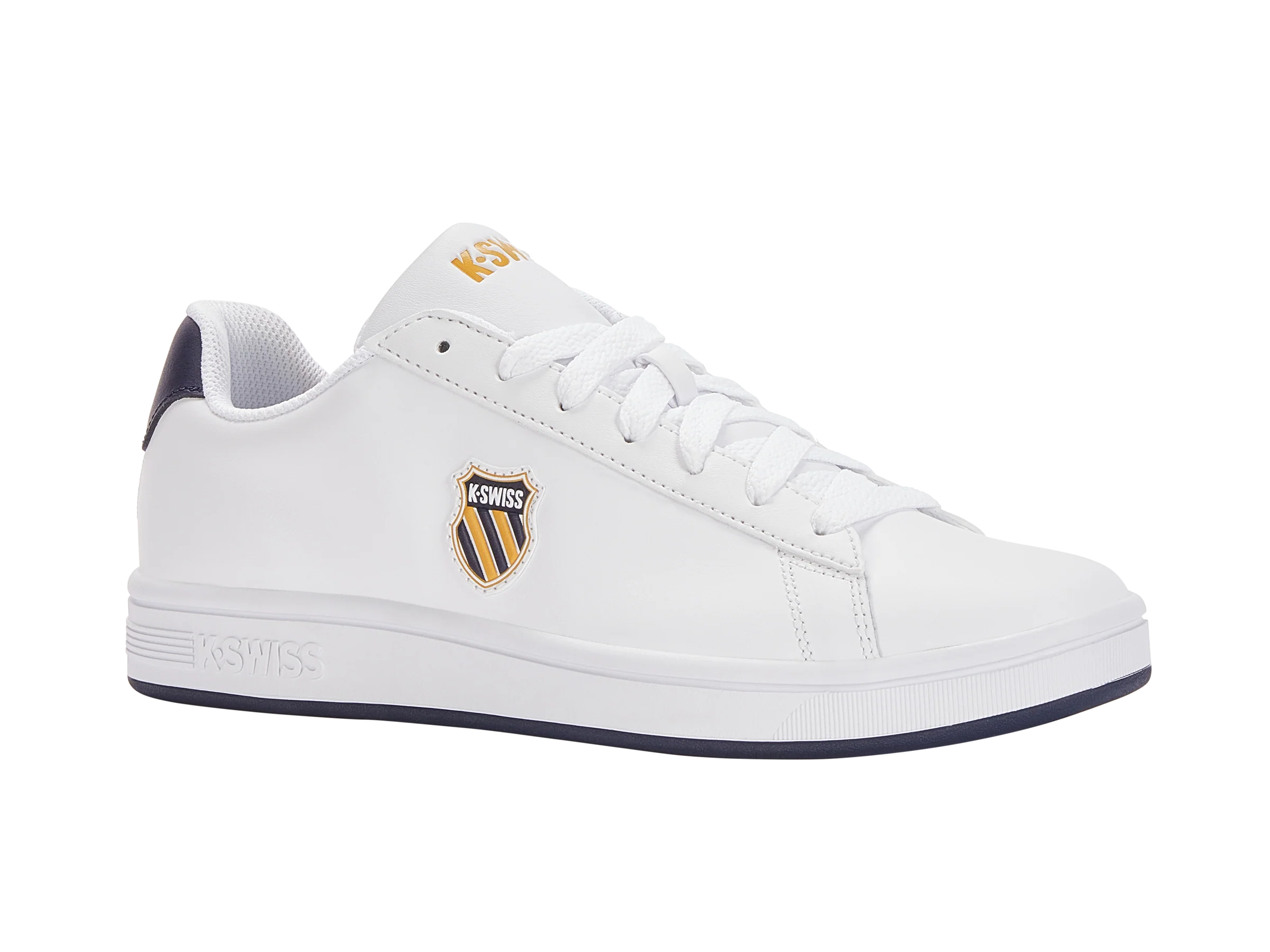 06599-856-M | COURT SHIELD | WHITE/NAVY/HONEY GOLD - Image 2