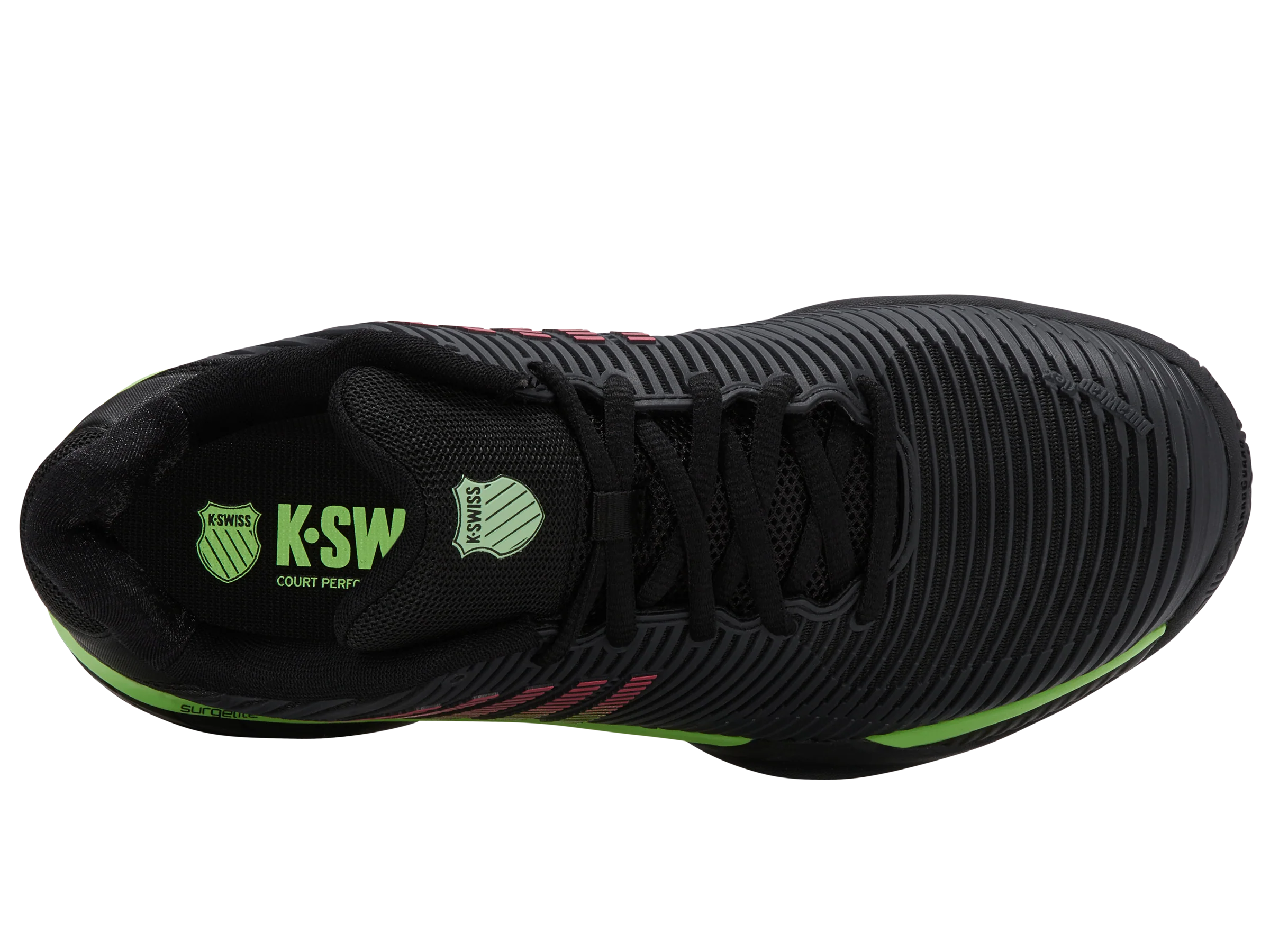 06613-011-M | HYPERCOURT EXPRESS 2 | BLACK/SOFT NEON GREEN/NEON LAVA - Image 7