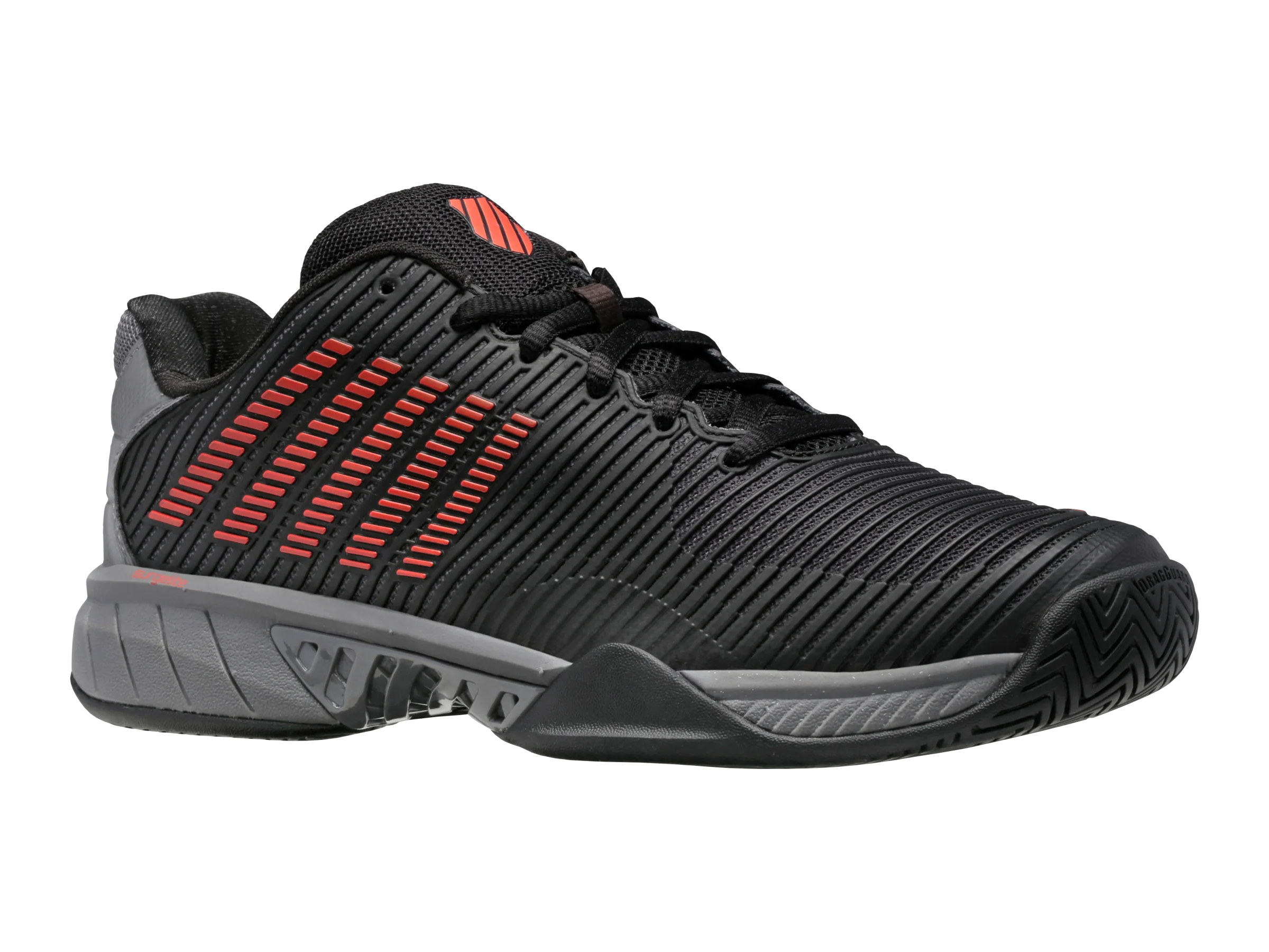 06613-042-M | HYPERCOURT EXPRESS 2 | JET BLACK/STEEL GRAY/SPICY ORANGE - Image 2