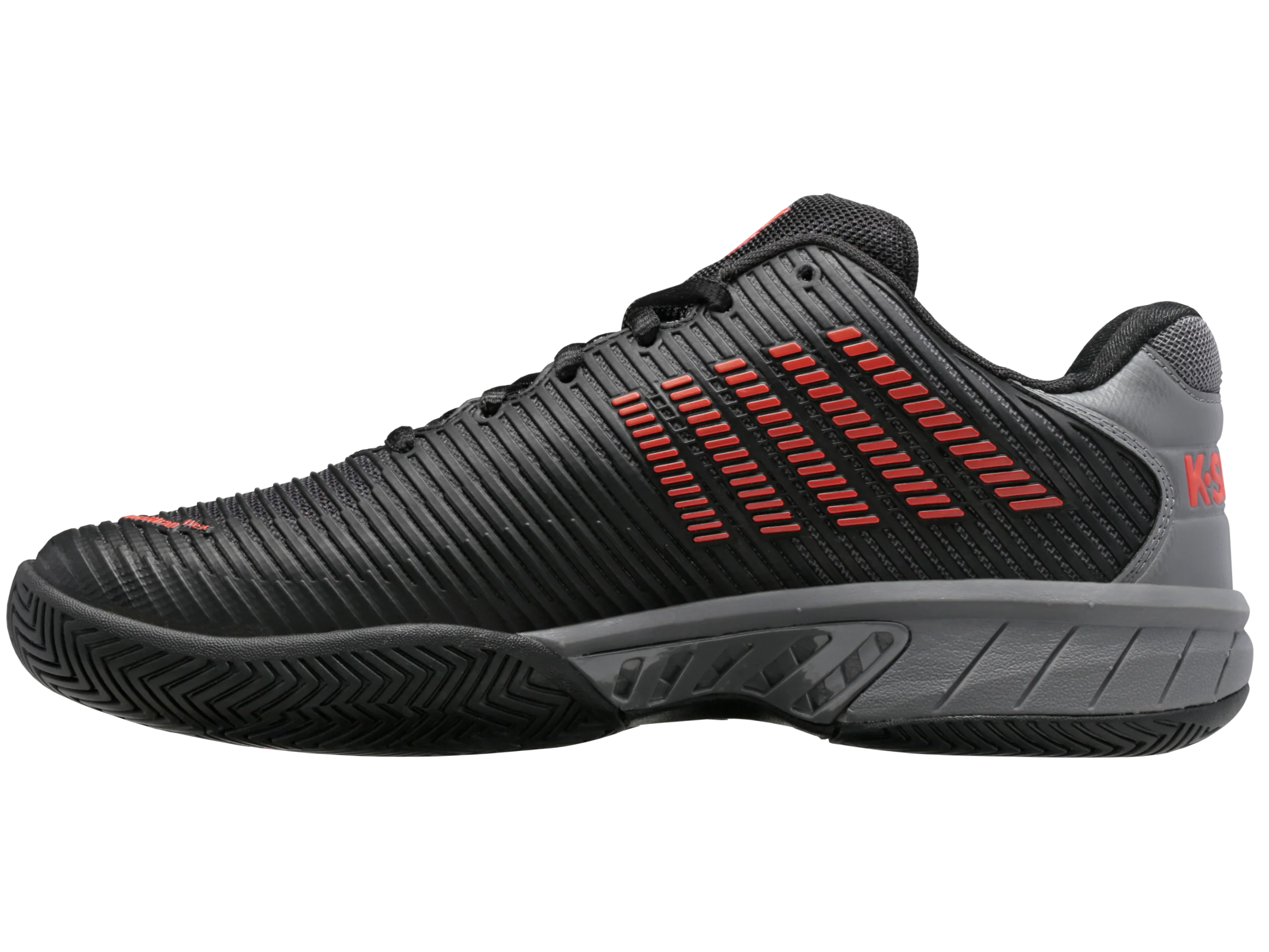 06613-042-M | HYPERCOURT EXPRESS 2 | JET BLACK/STEEL GRAY/SPICY ORANGE - Image 5