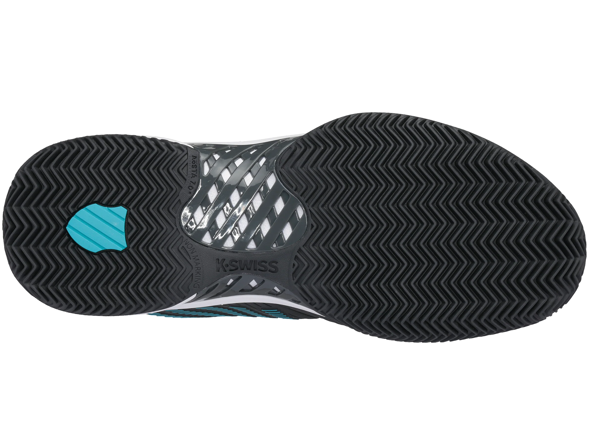 06614-028-M | HYPERCOURT EXPRESS 2 CLAY | DARK SHADOW/SCUBA BLUE/WHITE - Image 6