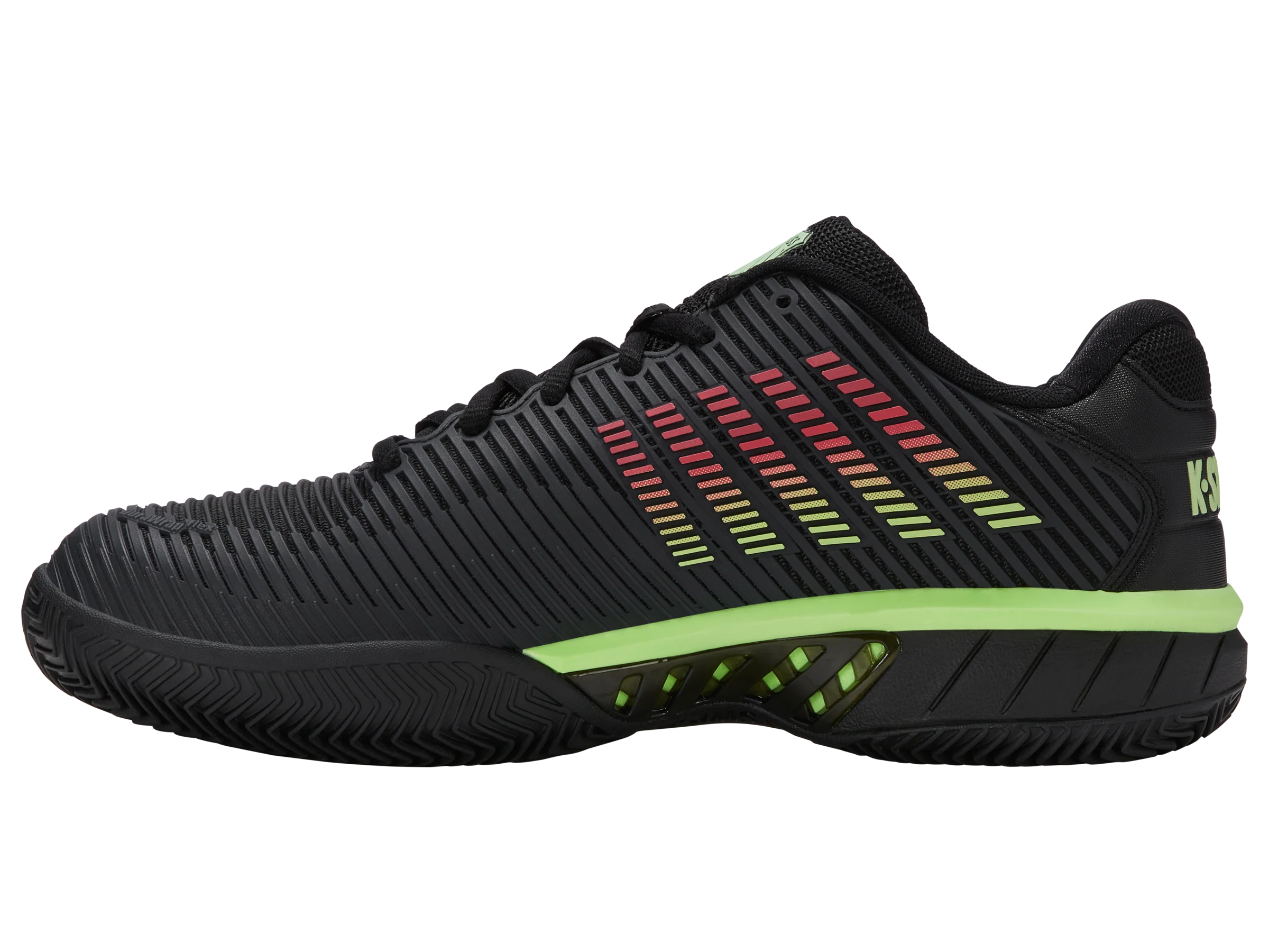 06614-034-M | HYPERCOURT EXPRESS 2 CLAY | BLACK/SOFT NEON GREEN/NEON LAVA - Image 5