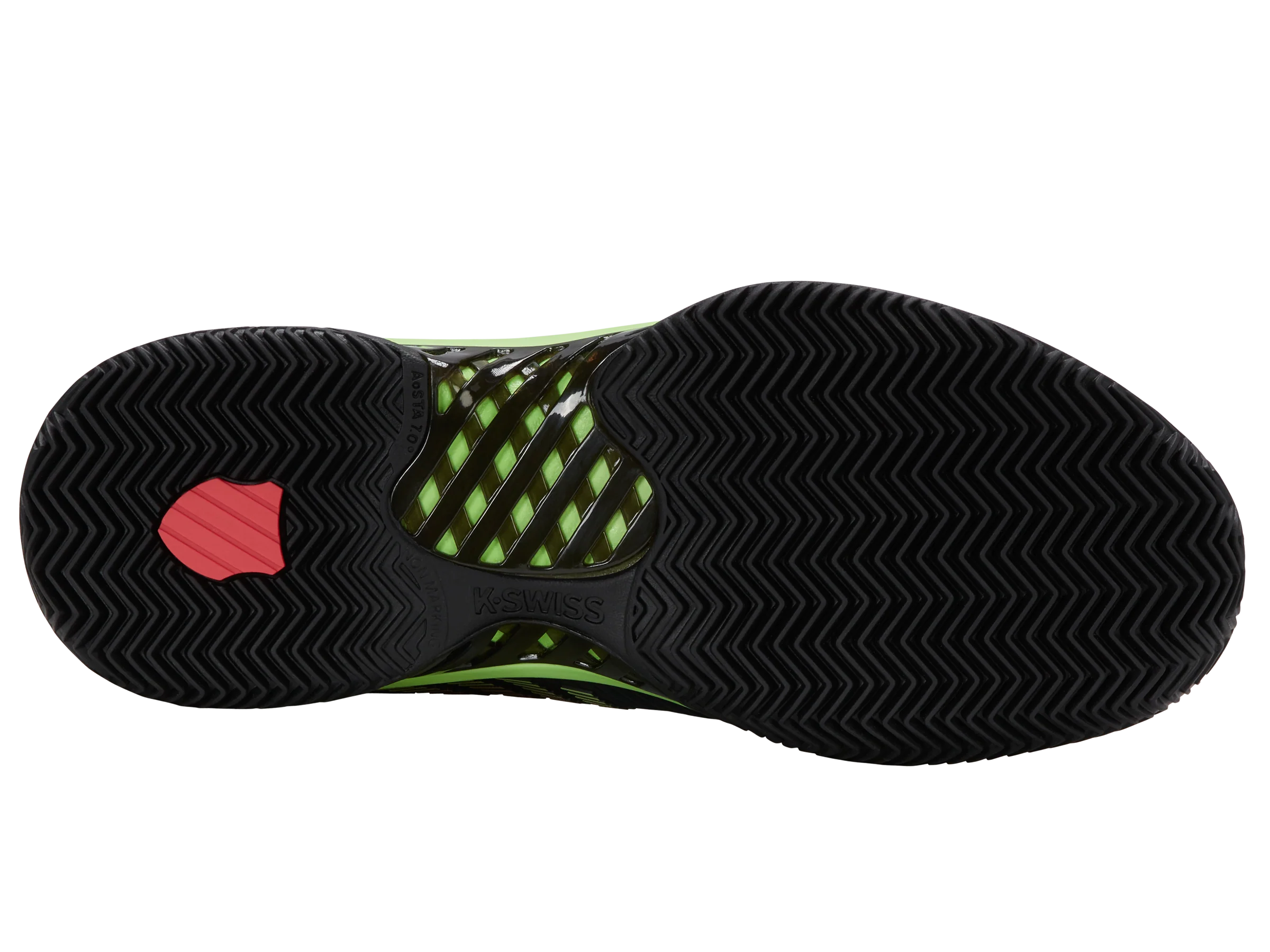 06614-034-M | HYPERCOURT EXPRESS 2 CLAY | BLACK/SOFT NEON GREEN/NEON LAVA - Image 6