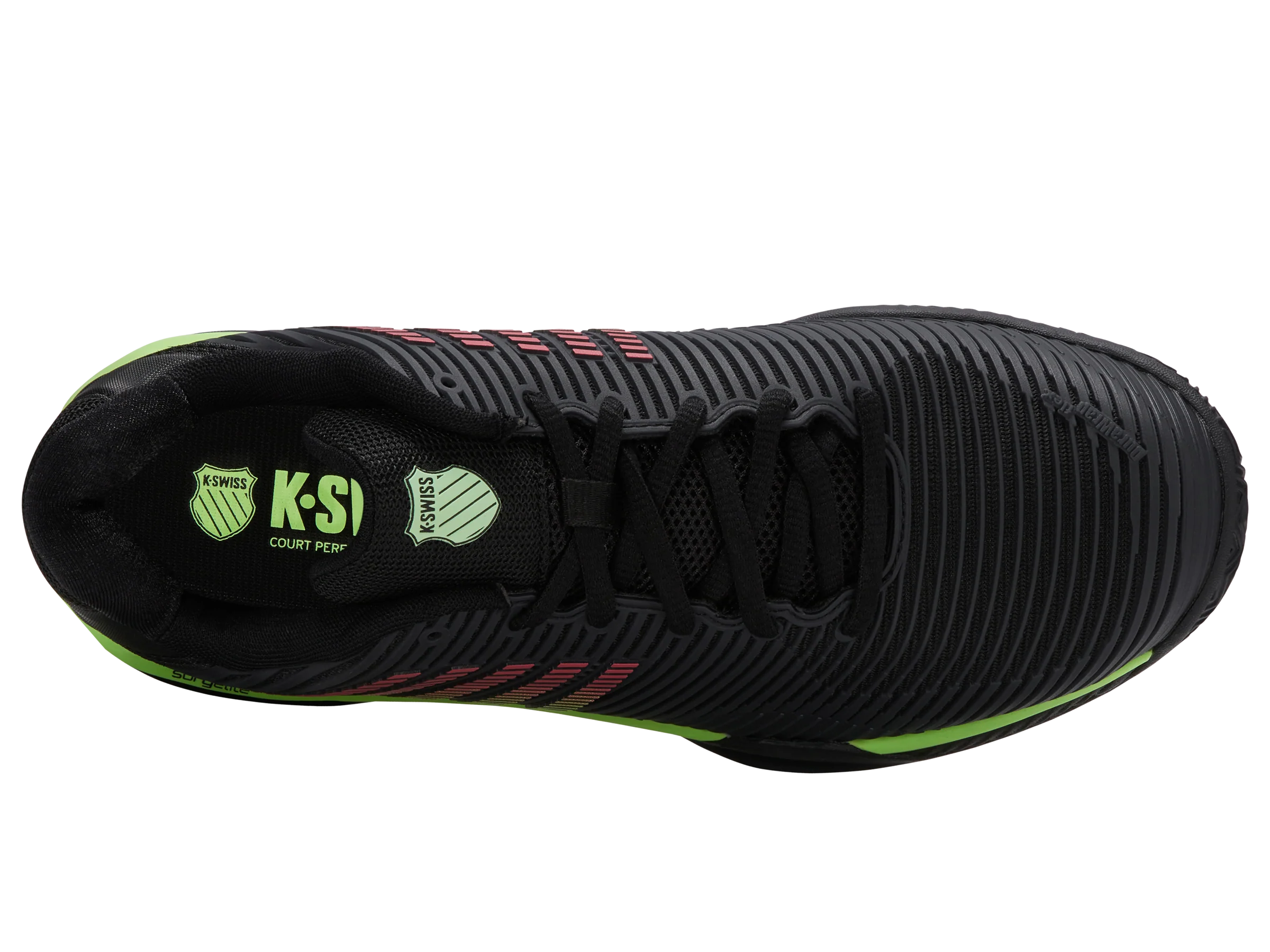 06614-034-M | HYPERCOURT EXPRESS 2 CLAY | BLACK/SOFT NEON GREEN/NEON LAVA - Image 7