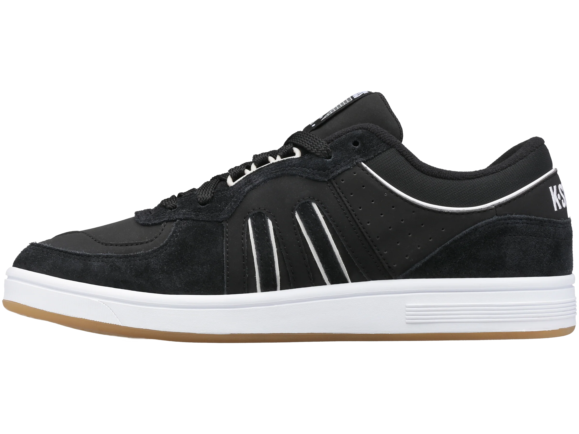 06802-023-M | MENS NORTH COURT | BLACK/WHITE/GUM - Image 5