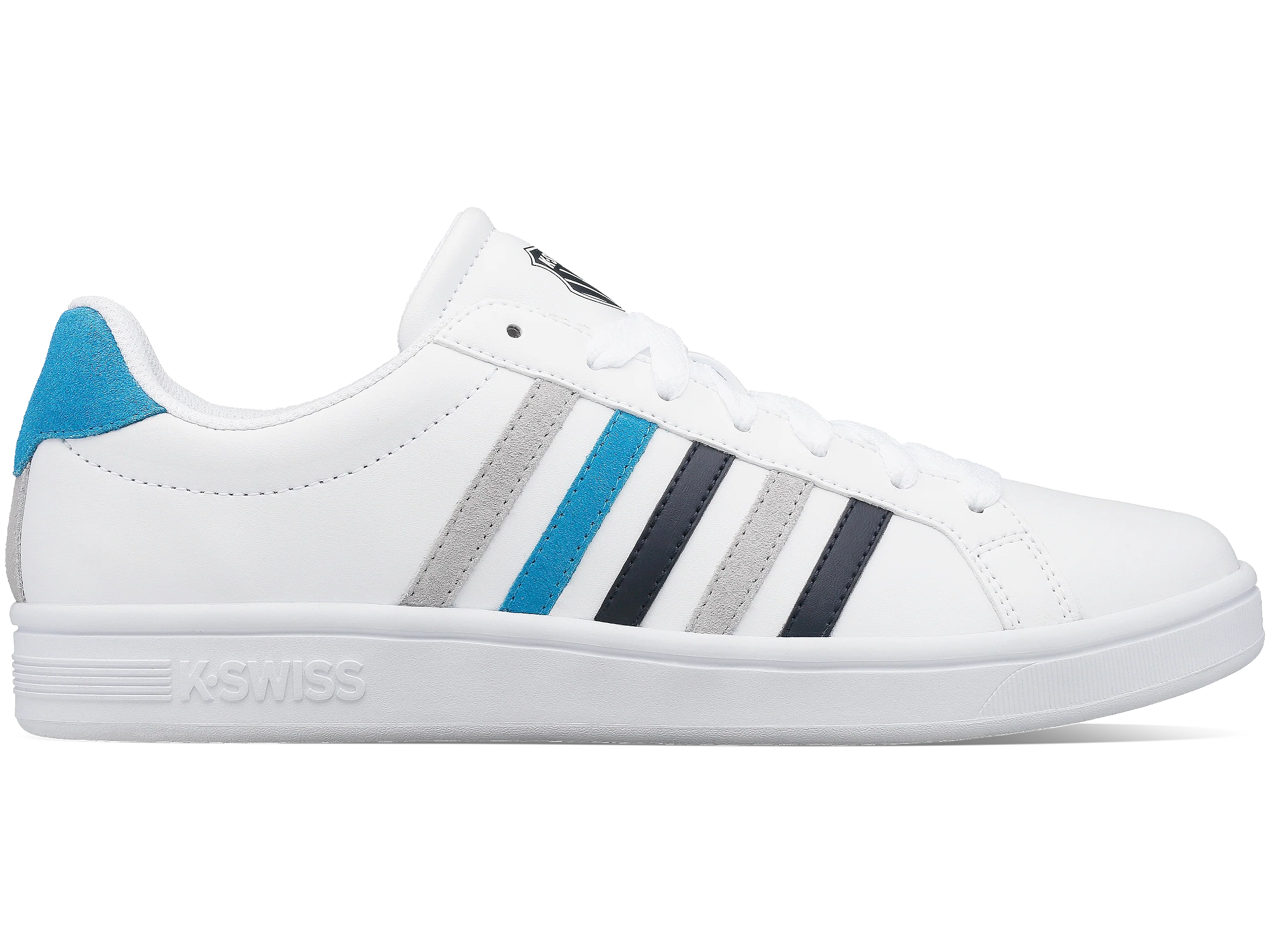 07011-111-M | COURT TIEBREAK | WHITE/DIVA BLUE/NAVY/MICRO CHIP