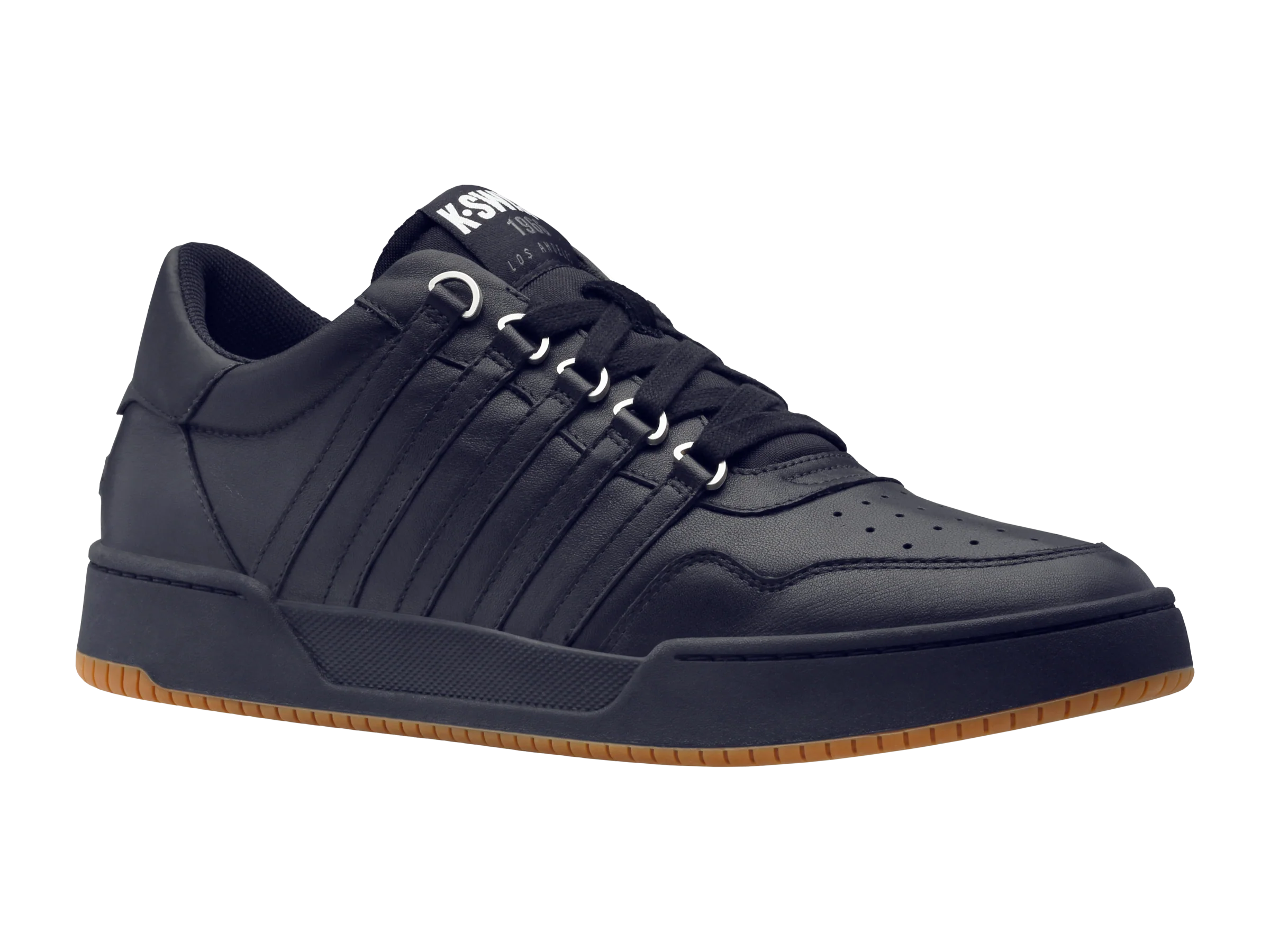 07252-001-M | LAWN COURT LTH | BLACK/BLACK - Image 2