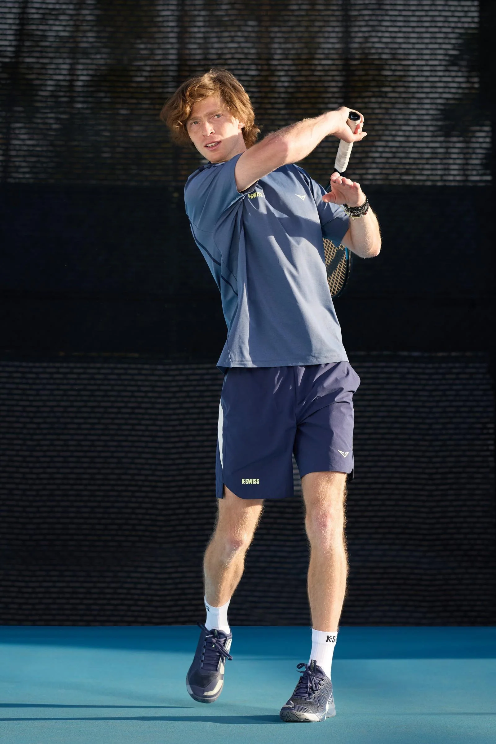1012021-447 | RUBLEV US OPEN SHORTS | BLUE/YELLOW - Image 7