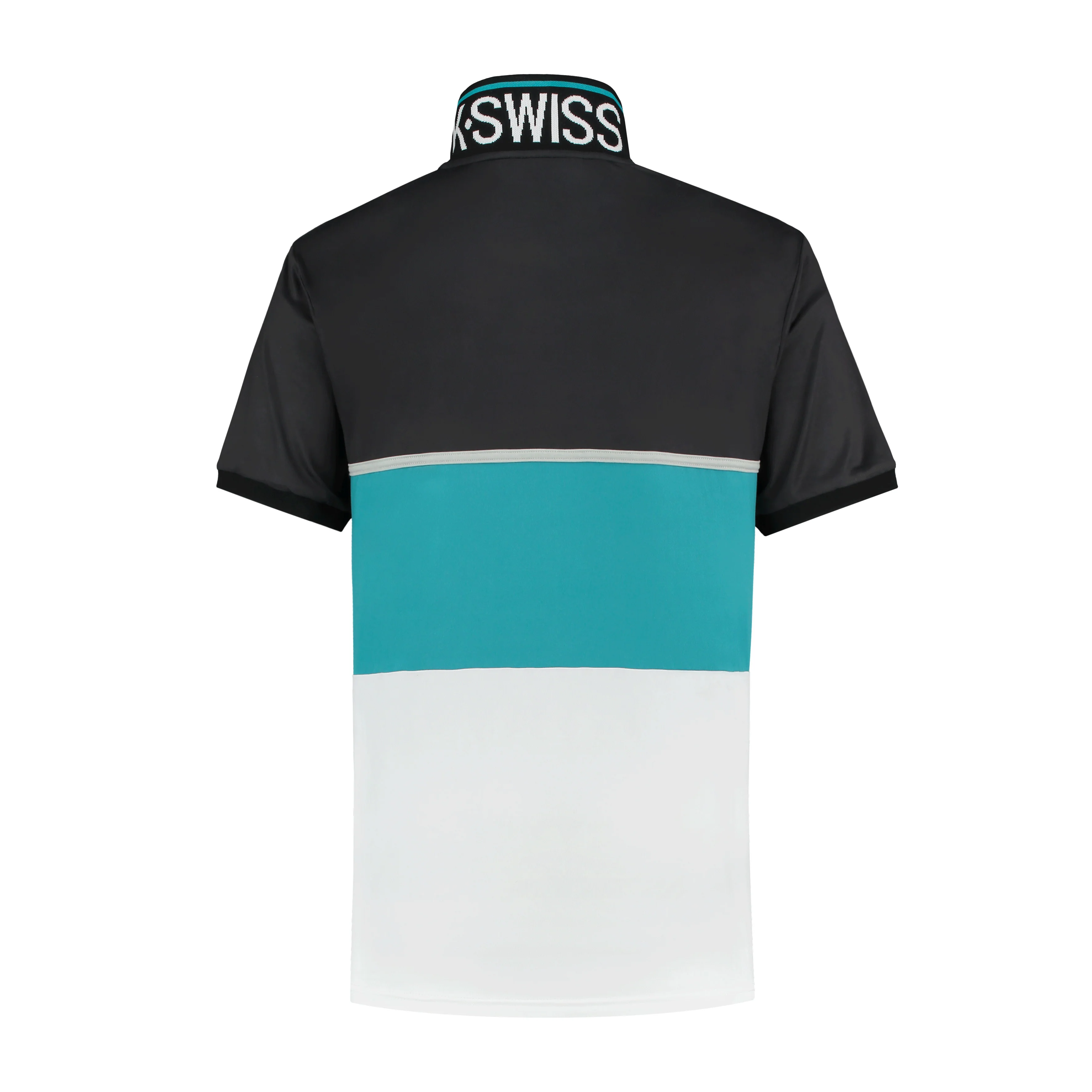 104244-170 | HYPERCOURT EXPRESS POLO 2 | WHITE / ALGIERS BLUE / LIMO BLACK - Image 2