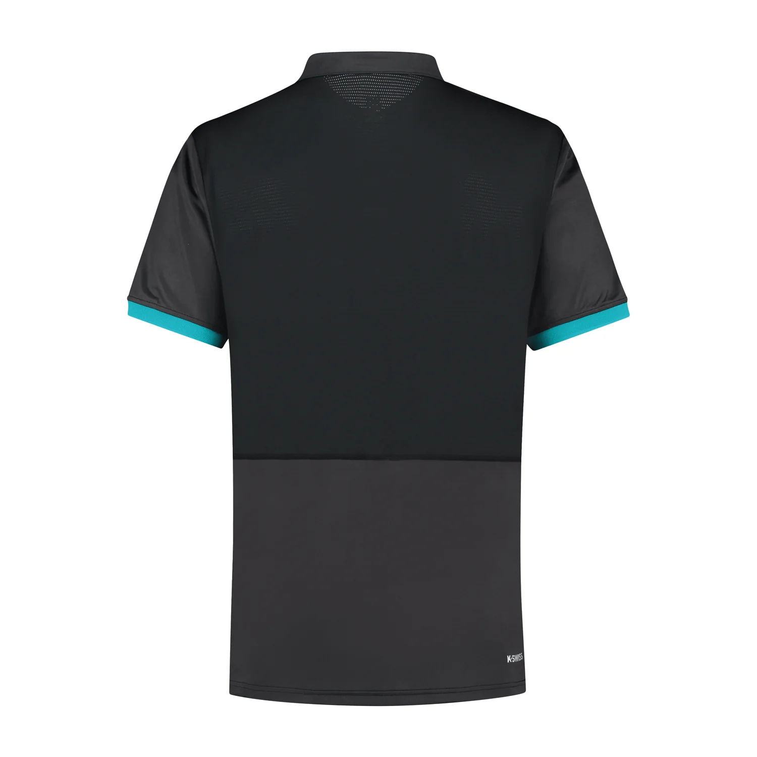 104248-087 | HYPERCOURT HENLEY TEE | LIMO BLACK / ALGIERS BLUE - Image 2