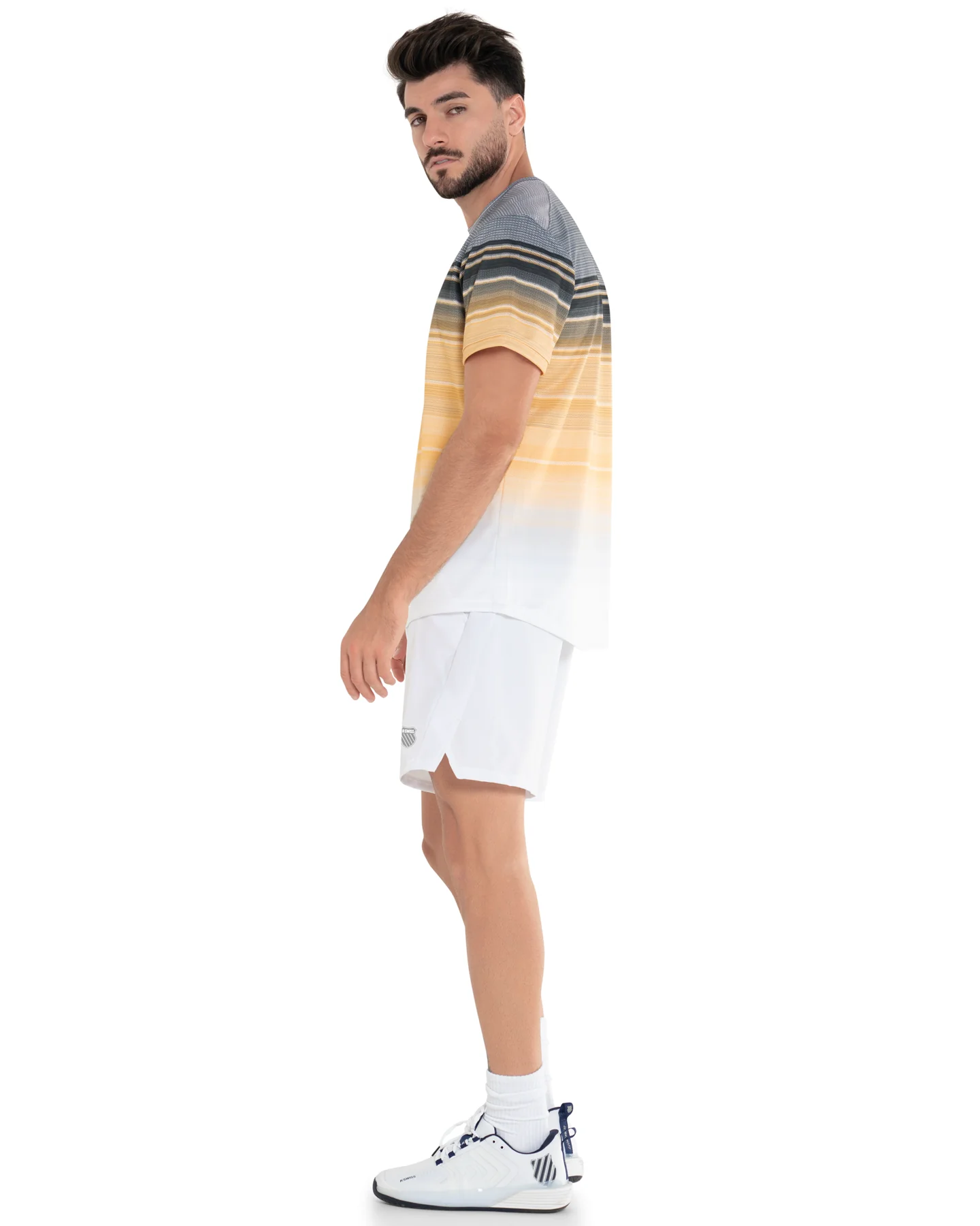 107724-767 | RADIANT STRIPE S/S T-SHIRT | AMBER - Image 4