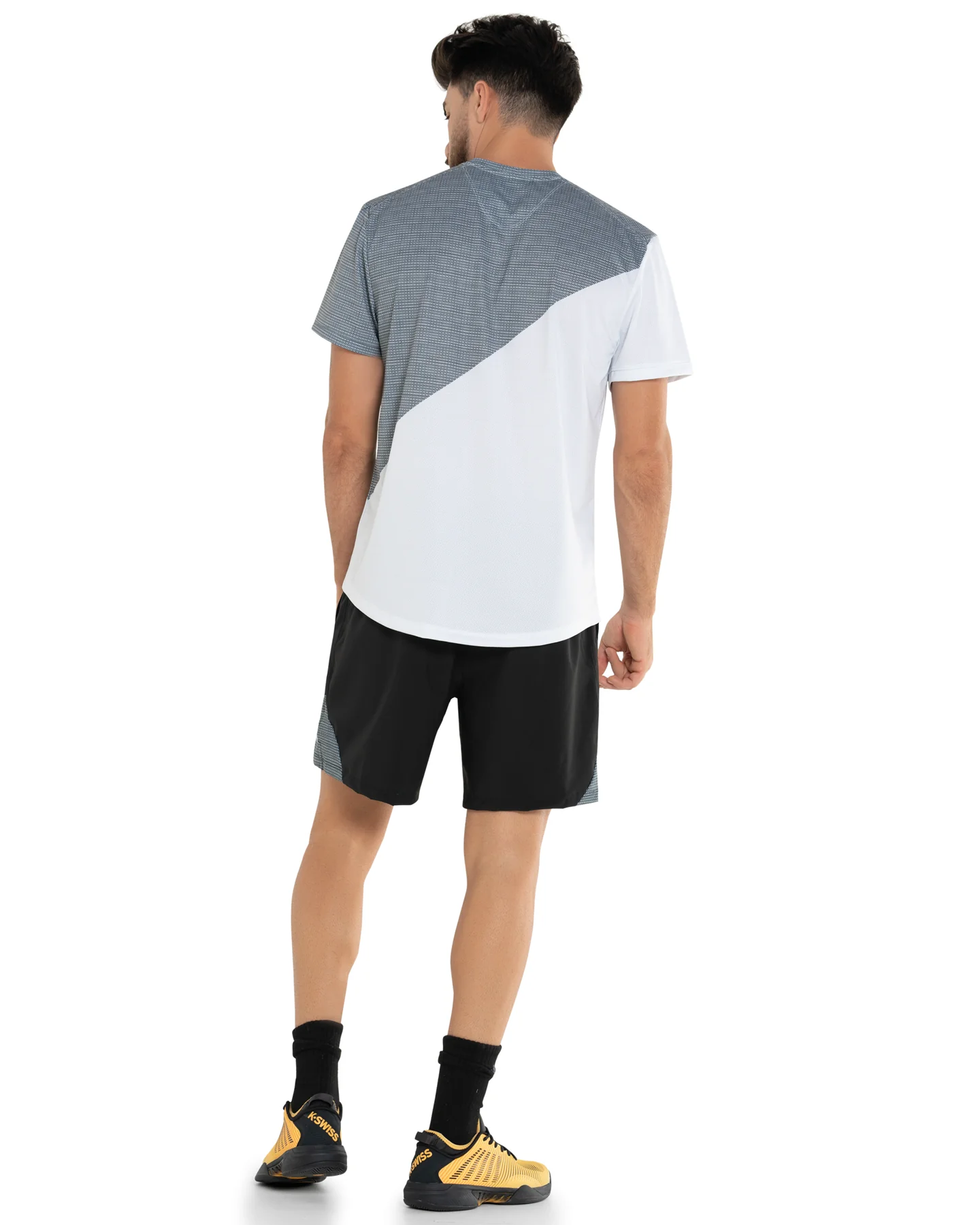 107725-020 | COLOR BLOCK S/S T-SHIRT | GRAY - Image 3