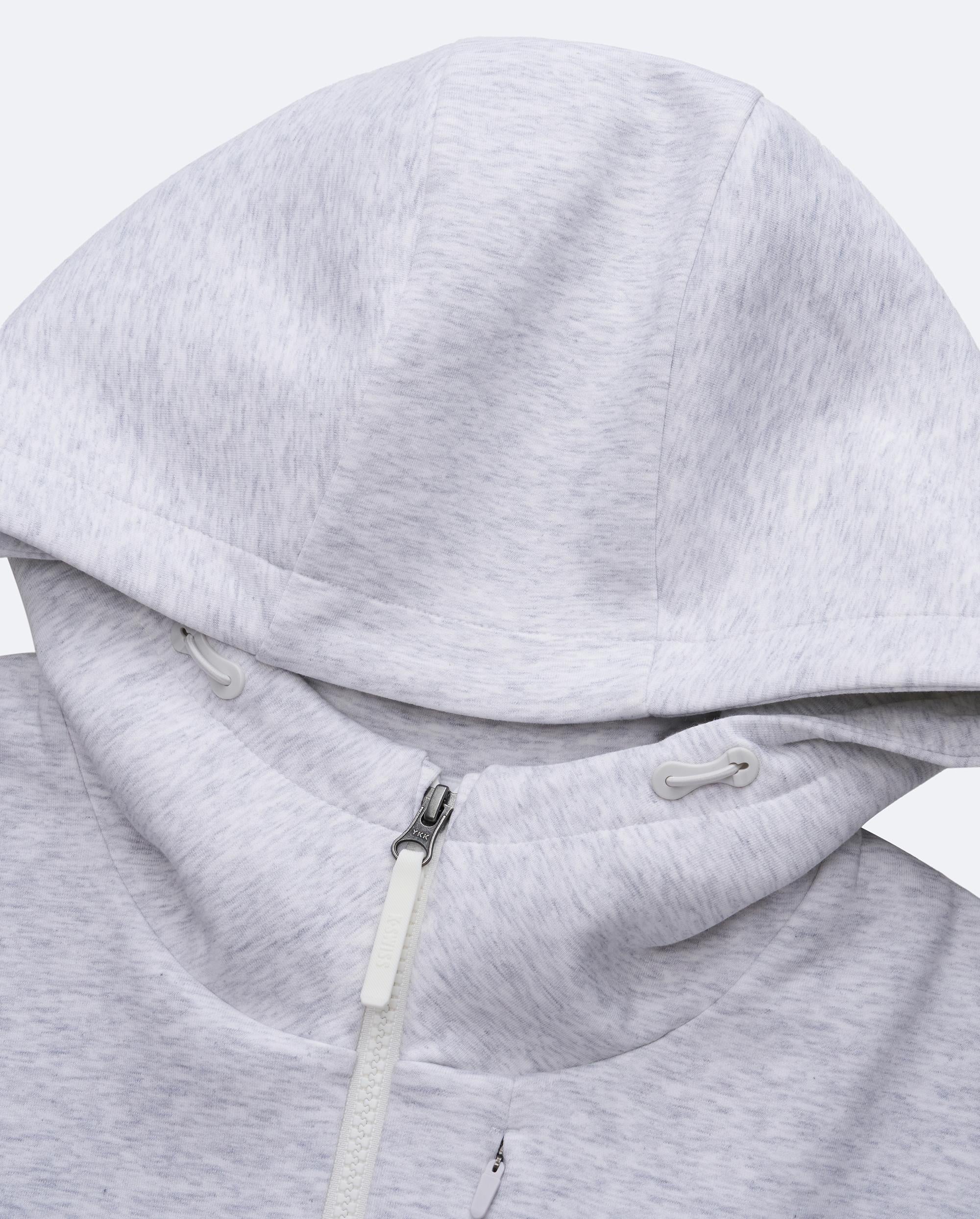 1713349-099 | K- SWISS X ANDREY RUBLEV UNISEX KUBE HOODED JACKET | GREY - Image 6