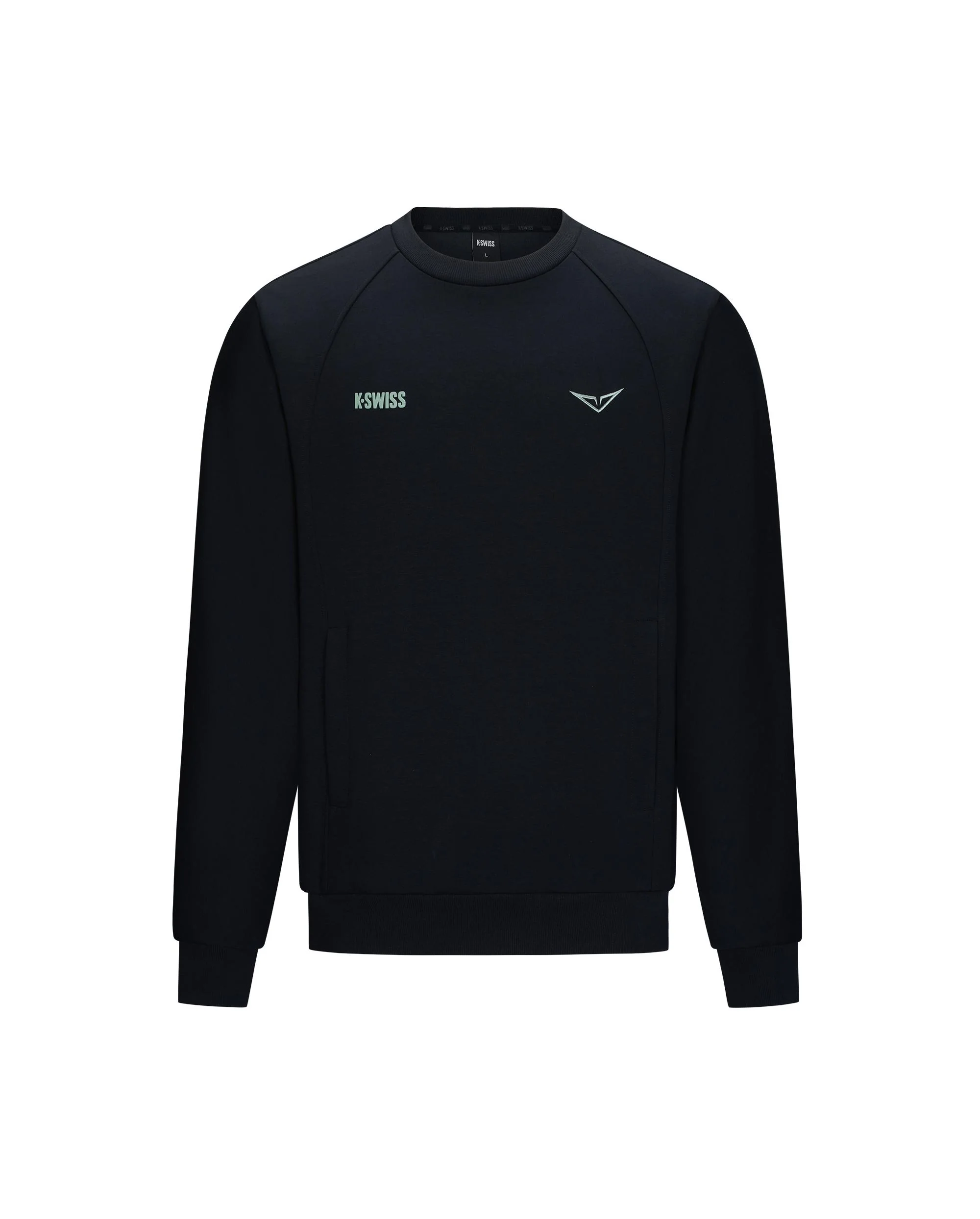 1713350-008 | K- SWISS X ANDREY RUBLEV UNISEX LOGO SWEATSHIRT | BLACK