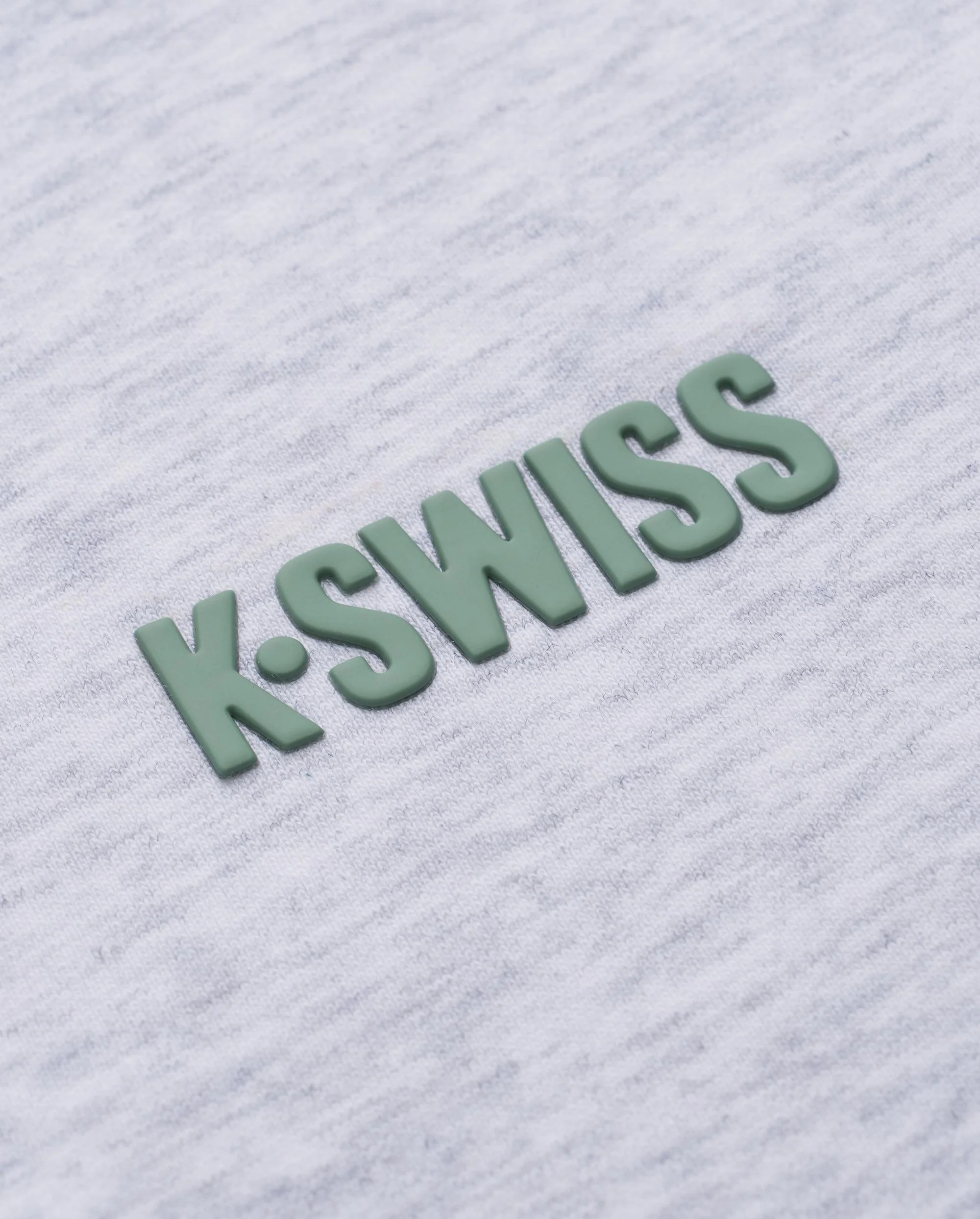 1713351-099 | K- SWISS X ANDREY RUBLEV UNISEX LOGO HOODIE | GREY - Image 3