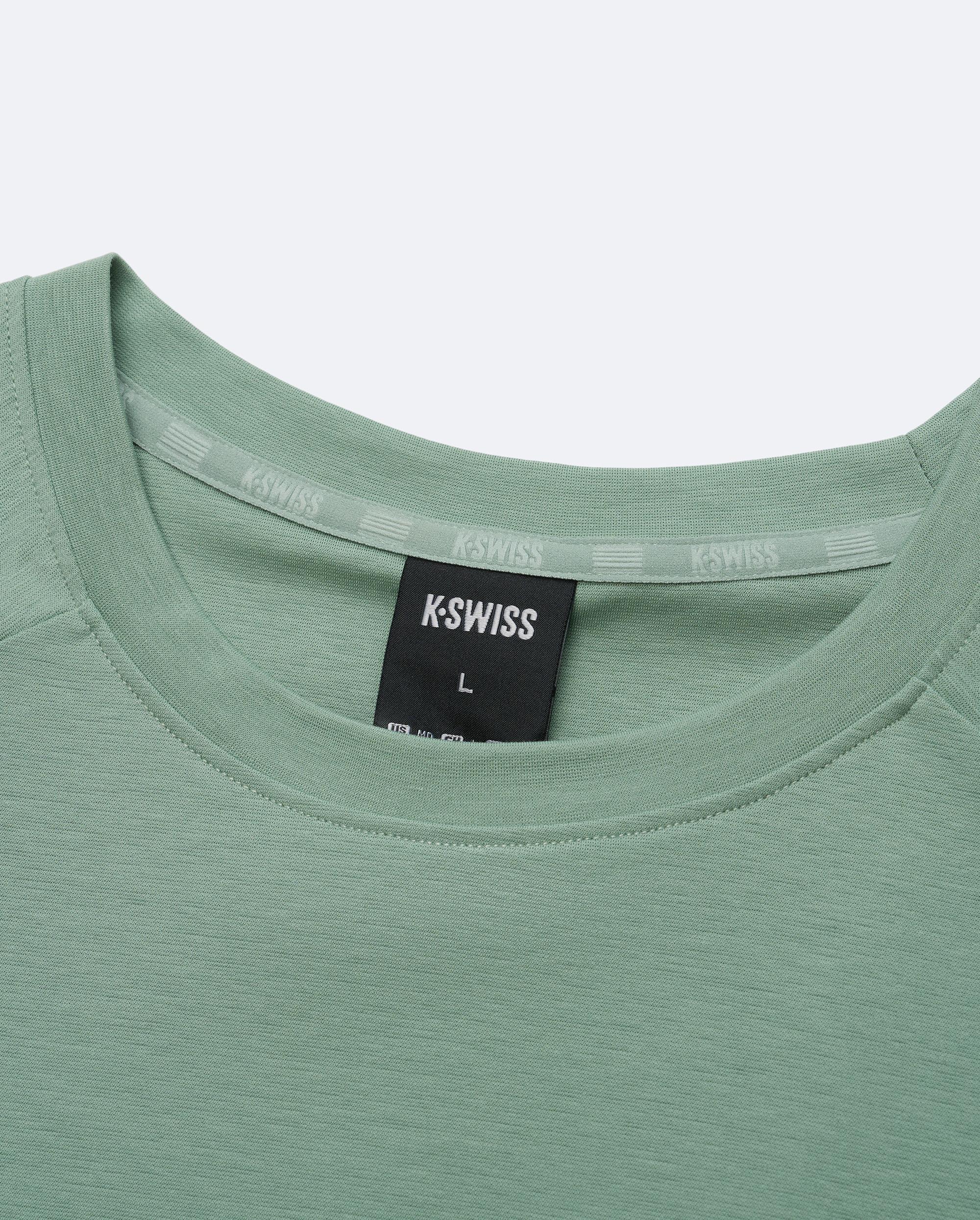 1713352-207 | K- SWISS X ANDREY RUBLEV UNISEX LOOSE FIT T-SHIRT | KHAKI - Image 8