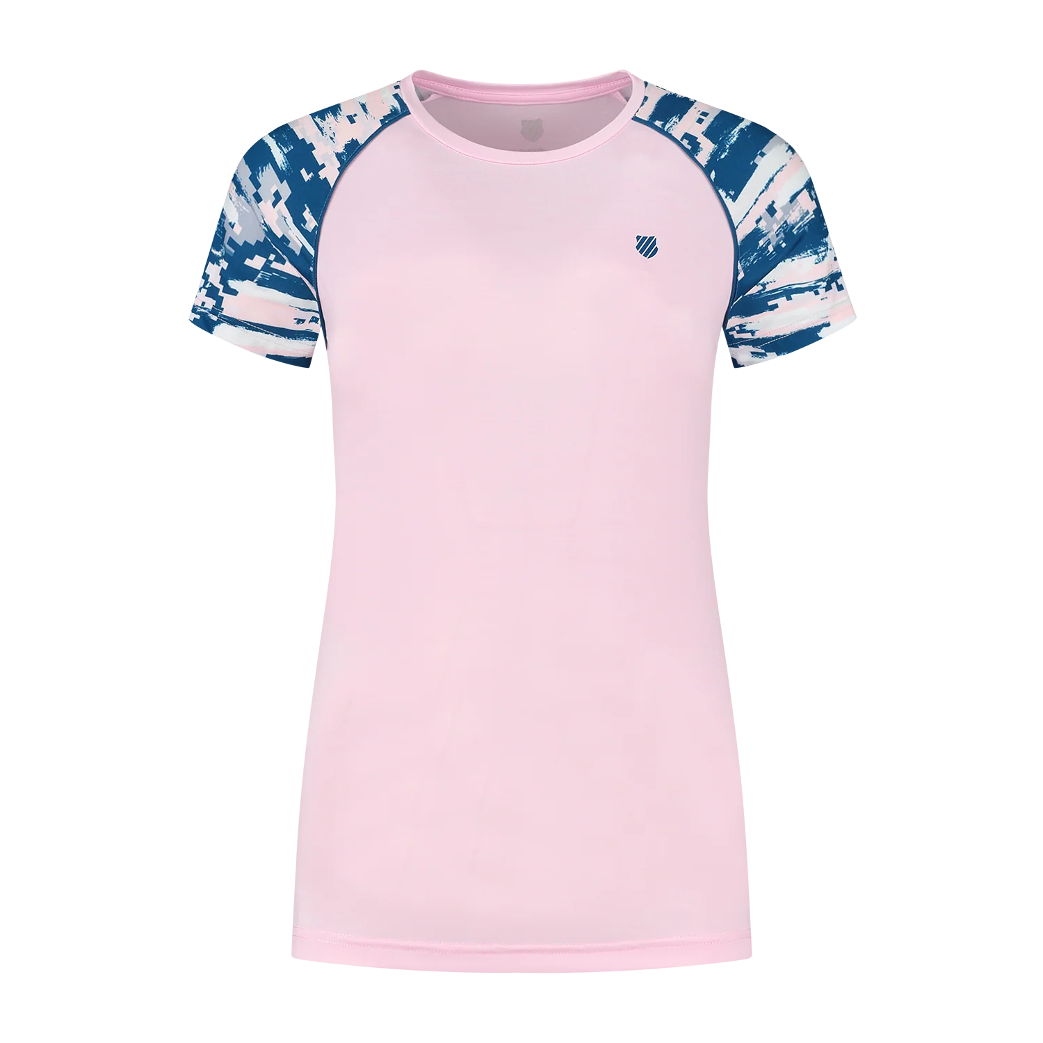 195813-671 | HYPERCOURT ROUND NECK TOP MELANGE