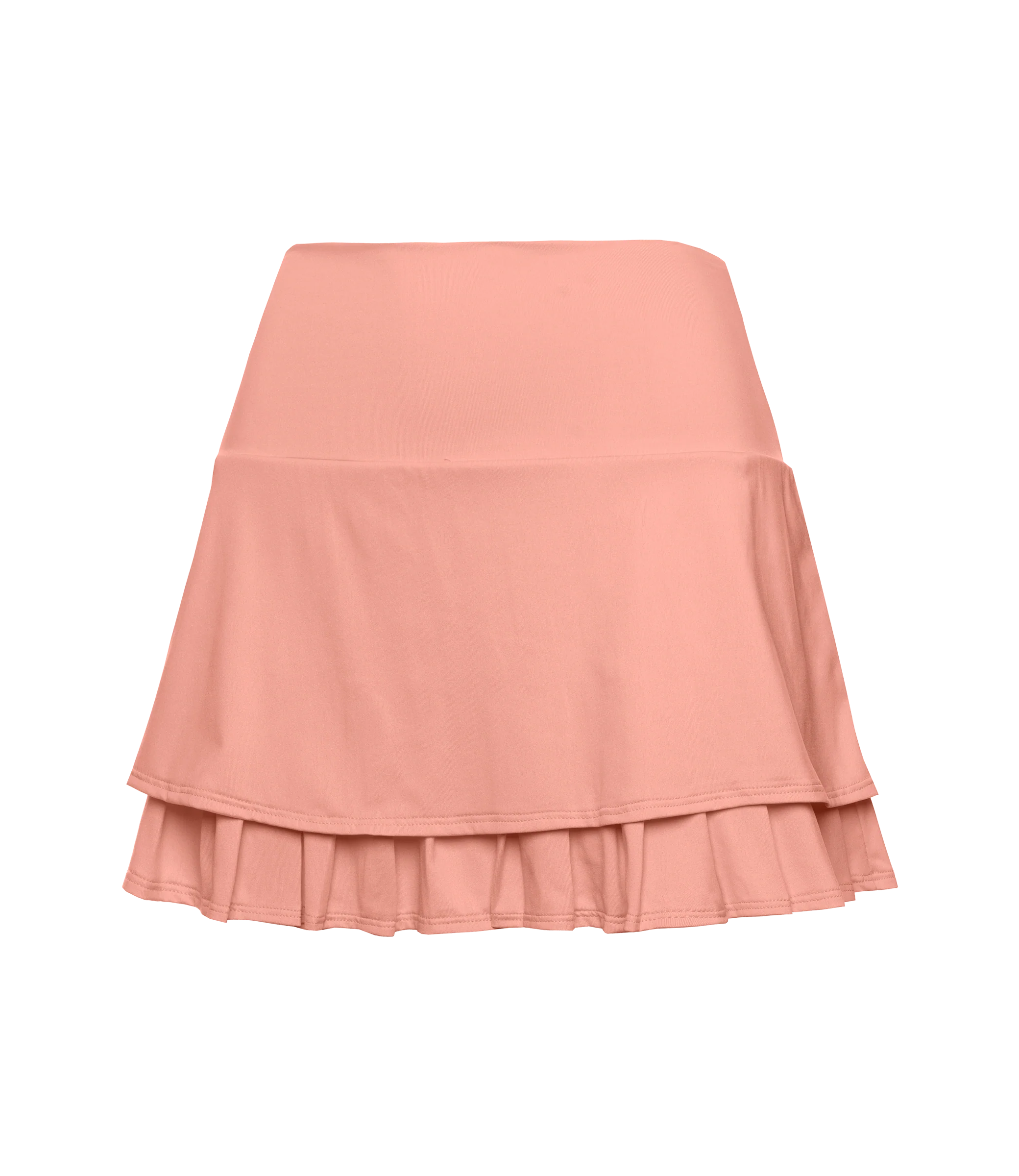 196042-815 | TIER PLEAT SKIRT-14" | PEACH