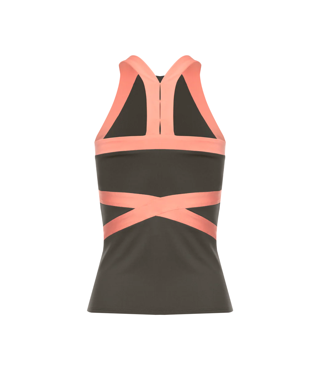 196055-025 | CRISS-CROSS TANK | ASPHALT - Image 2