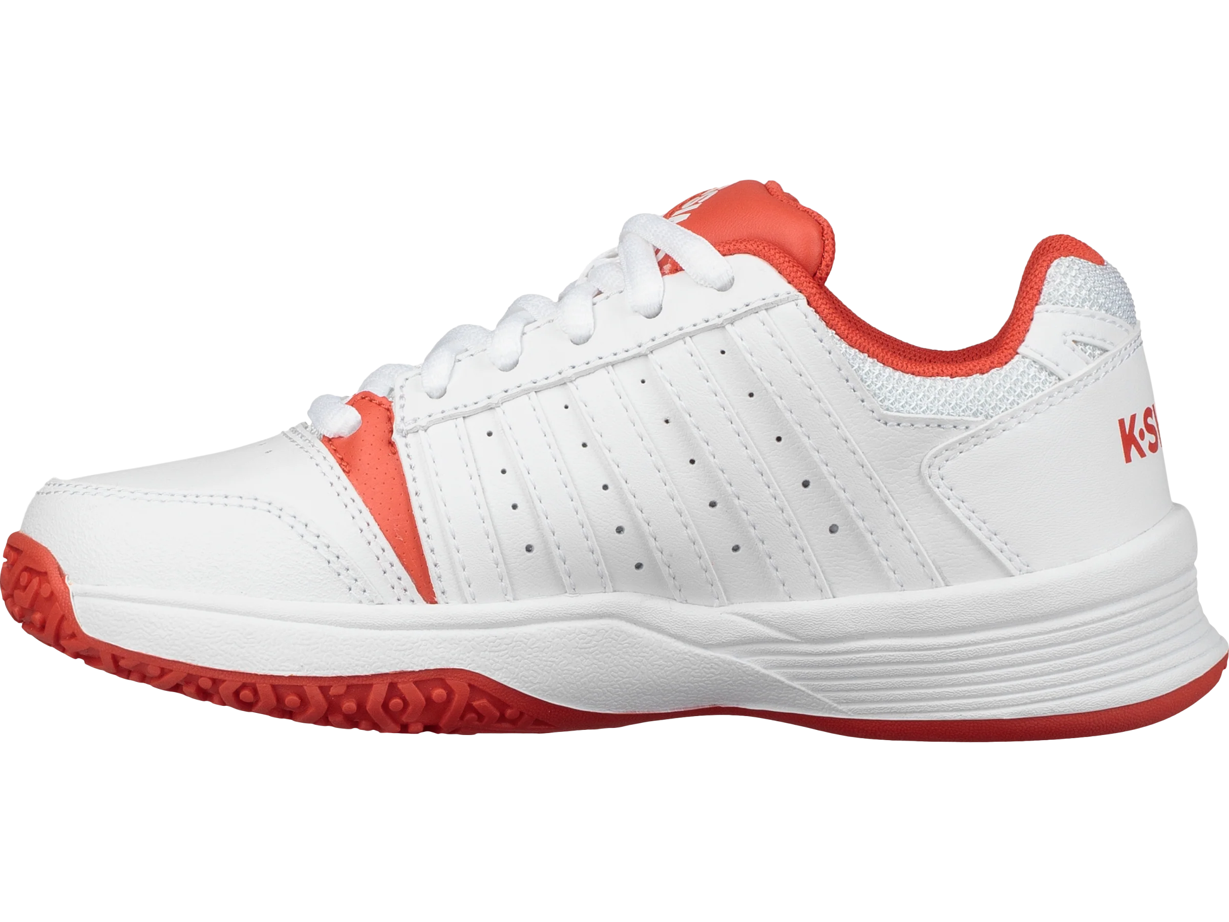 55629-182-M | COURT SMASH OMNI | WHITE/FIESTA - Image 4