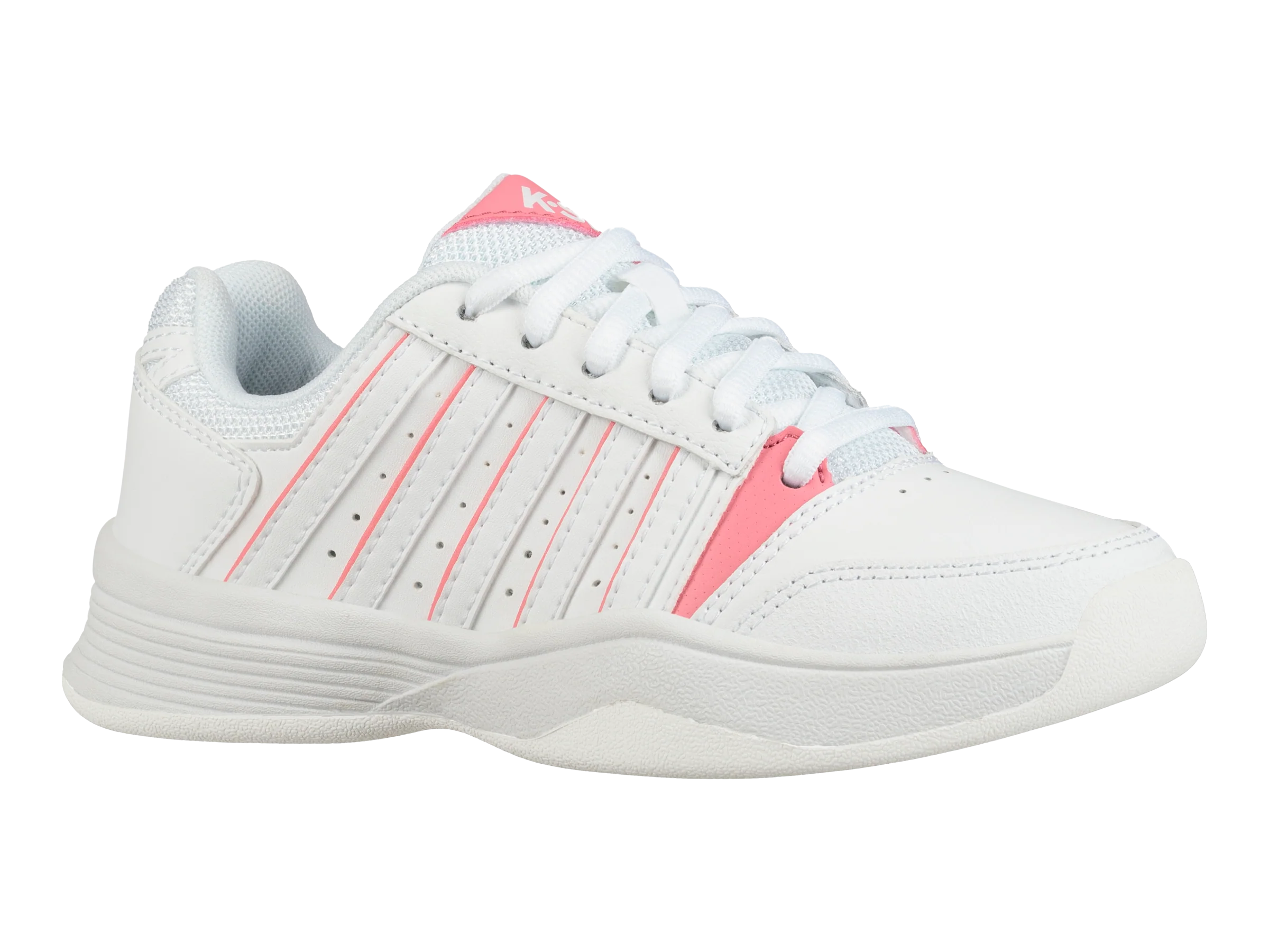 55856-154-M | COURT SMASH CARPET | WHITE/PINK LEMONADE/GULL GRAY - Image 2
