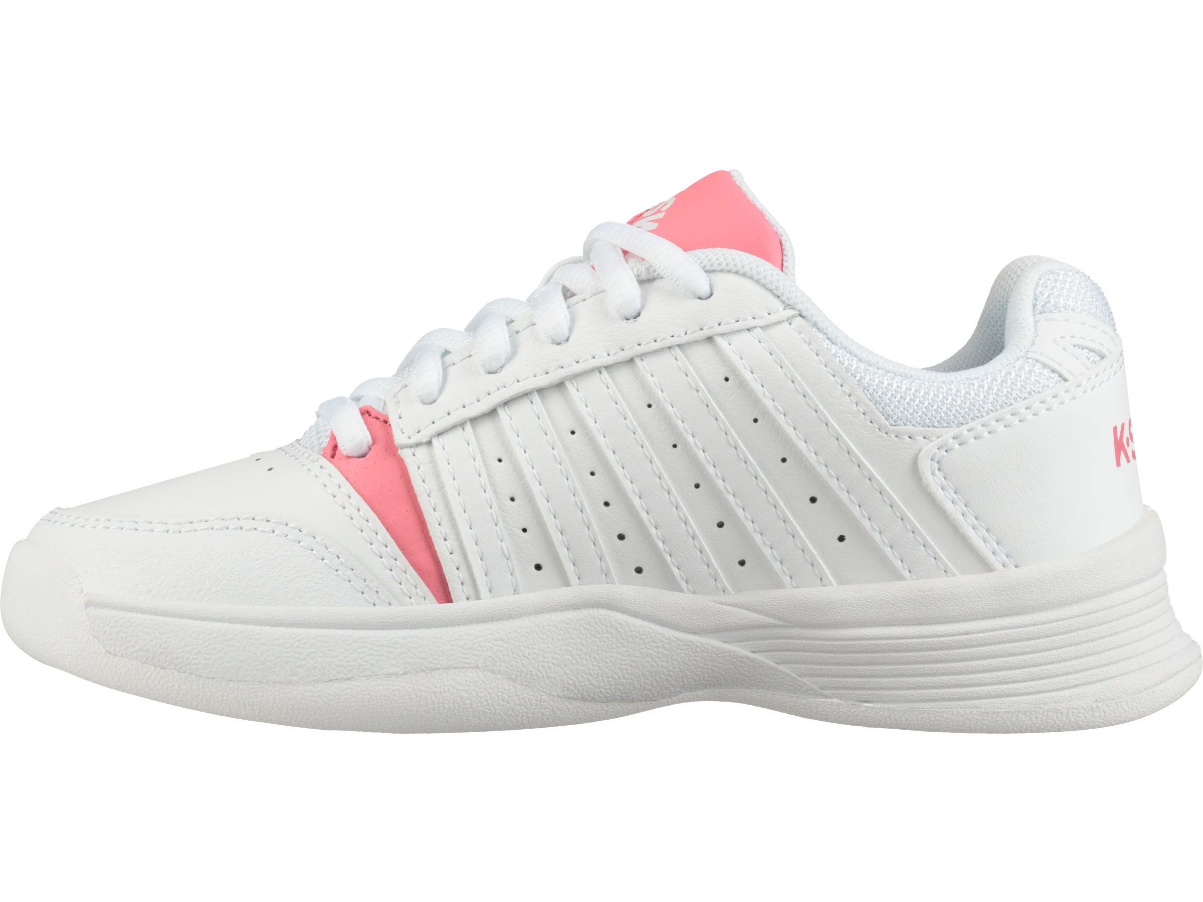 55856-154-M | COURT SMASH CARPET | WHITE/PINK LEMONADE/GULL GRAY - Image 5