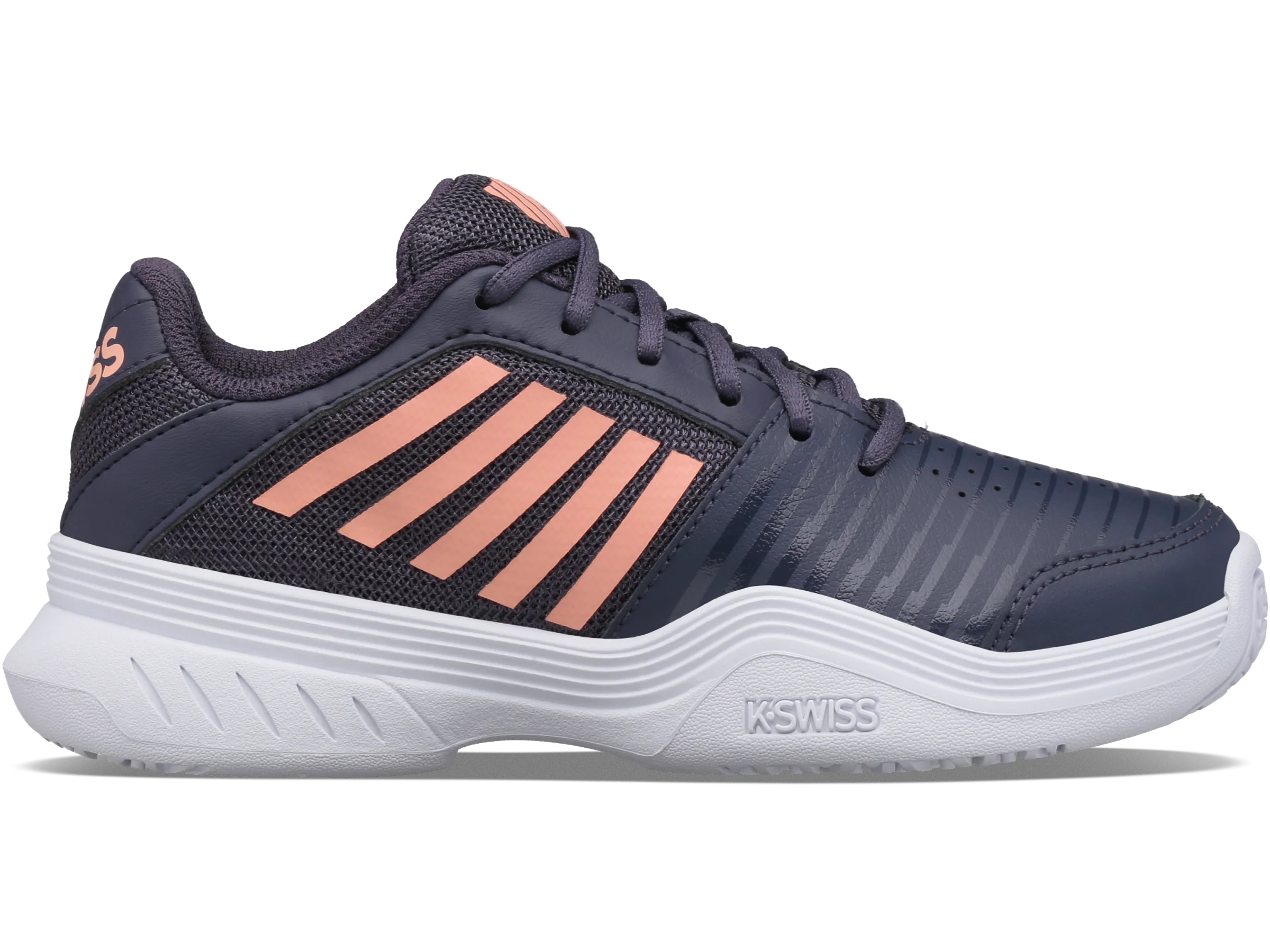 56609-034-M | COURT EXPRESS OMNI | GRAYSTONE/PEACH NECTAR/WHITE
