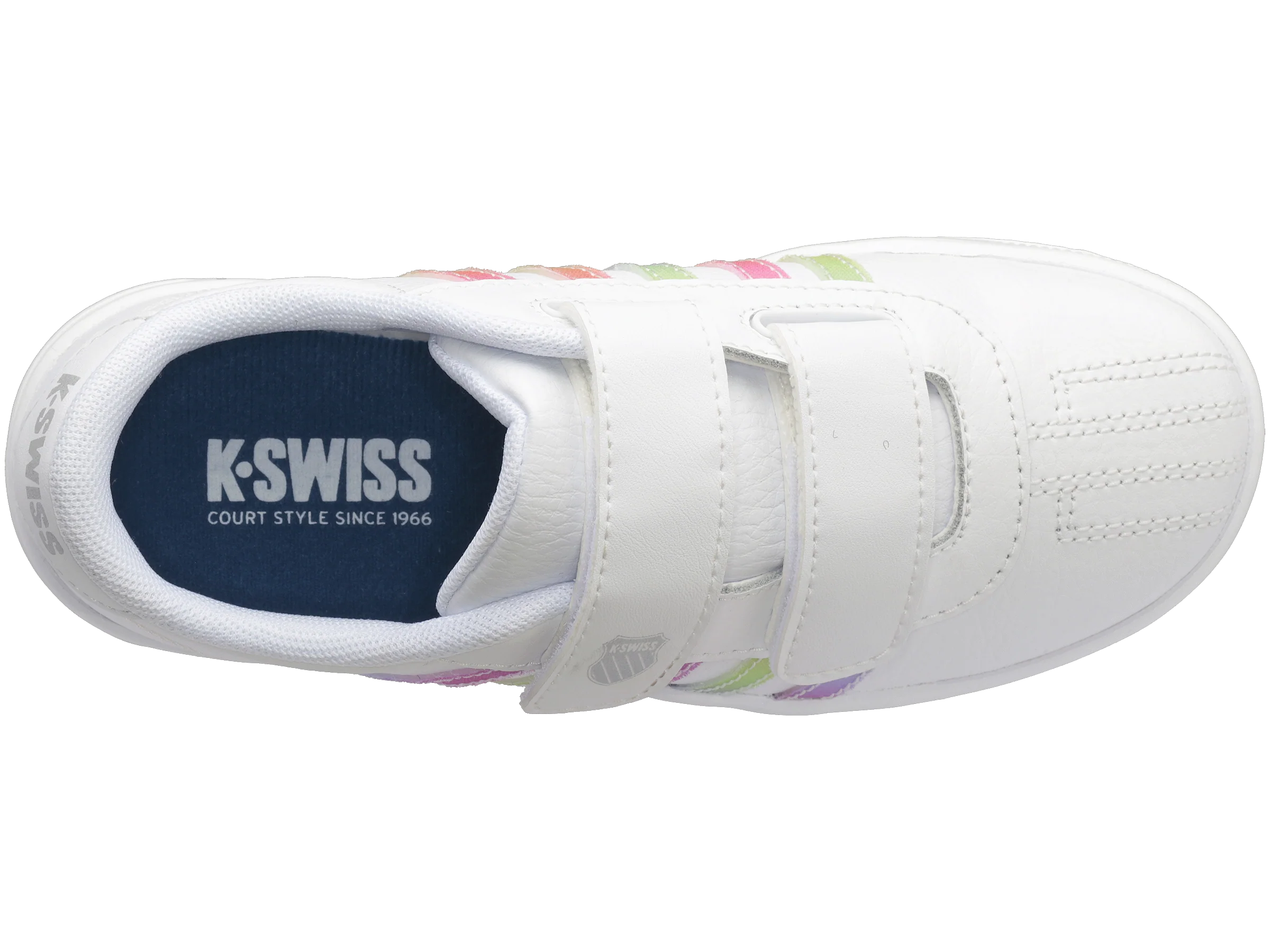 57005-103-M | CLASSIC PRO STRAP | WHITE/PASTEL RAINBOW - Image 7
