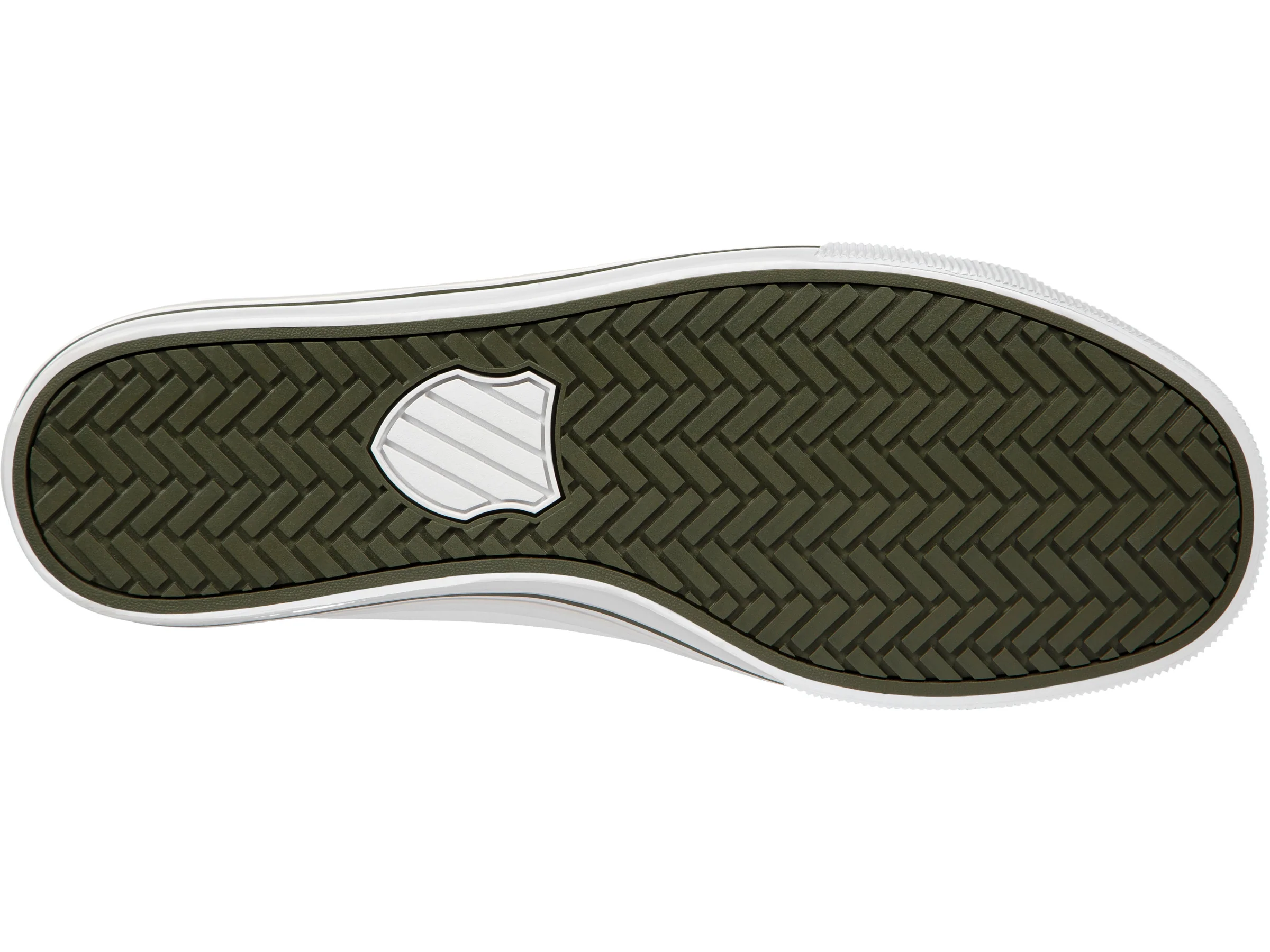 75450-145-M | UNISEX BCV LEATHER | WHITE/RIFLE GREEN/WHISPER WHITE - Image 6