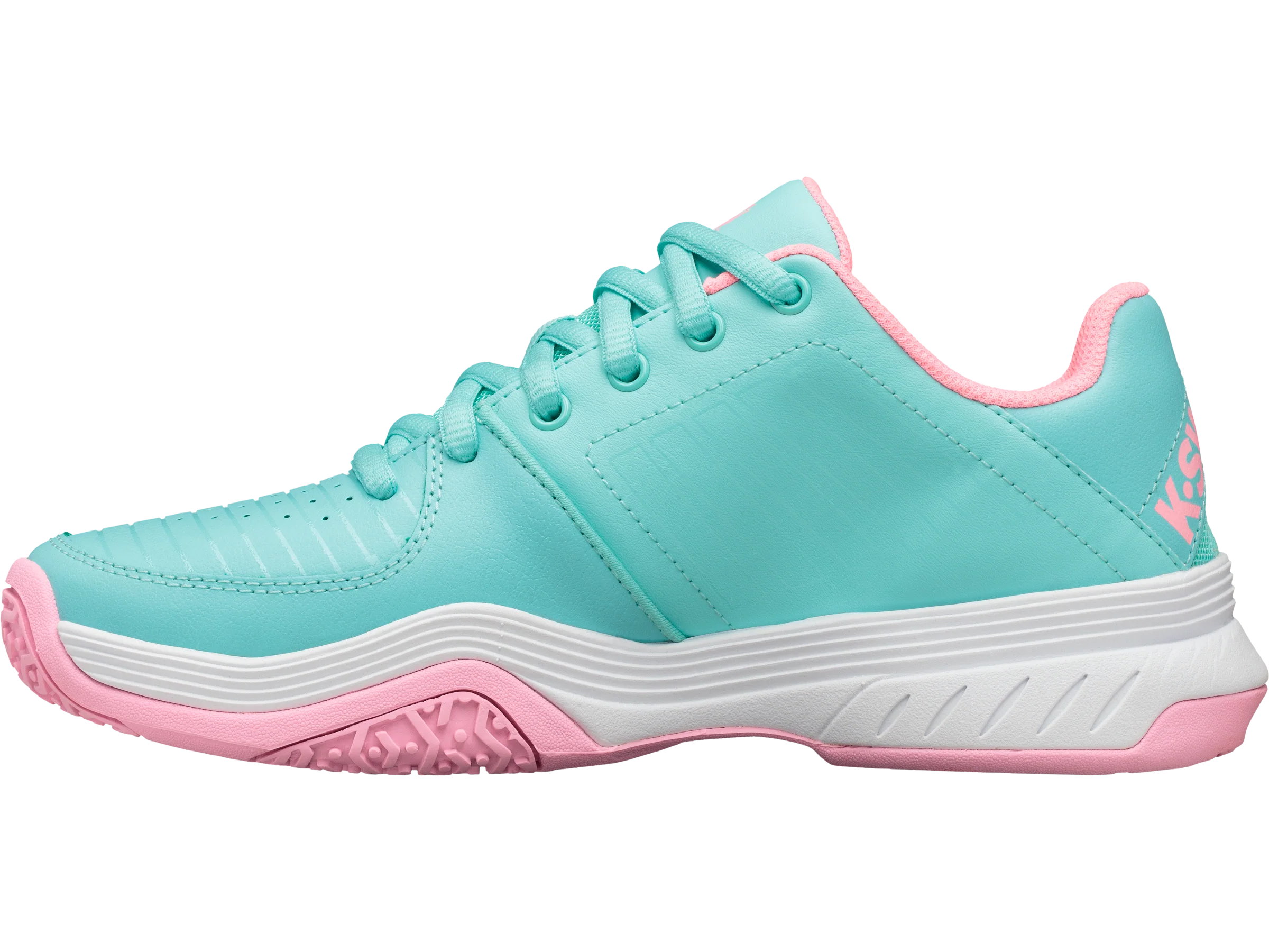 86609-437-M | COURT EXPRESS OMNI | ARUBA BLUE/SOFT NEON PINK/WHITE - Image 5