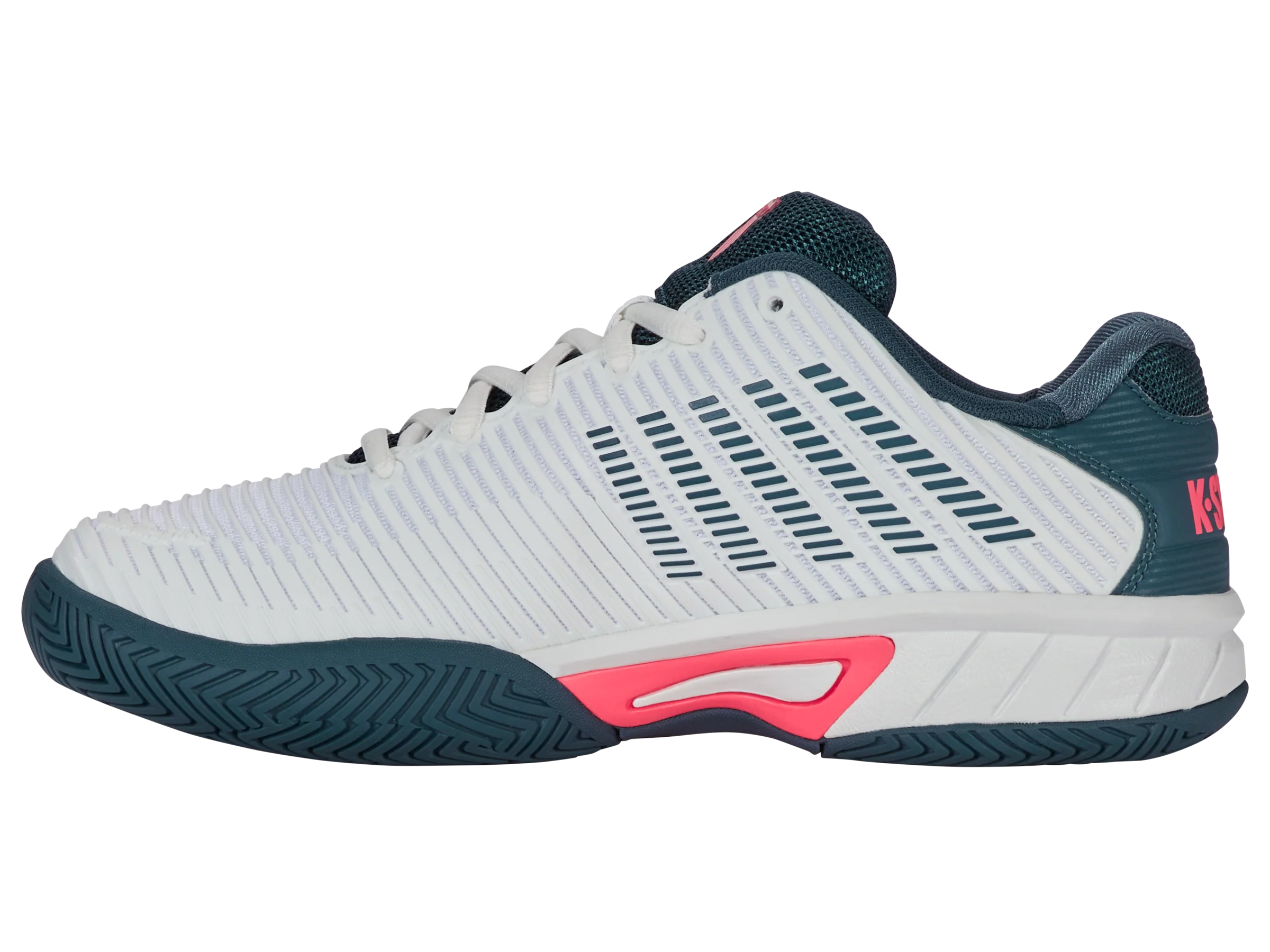 86613-129-M | HYPERCOURT EXPRESS 2 | WHITE/STARGAZER/NEON BLAZE - Image 5