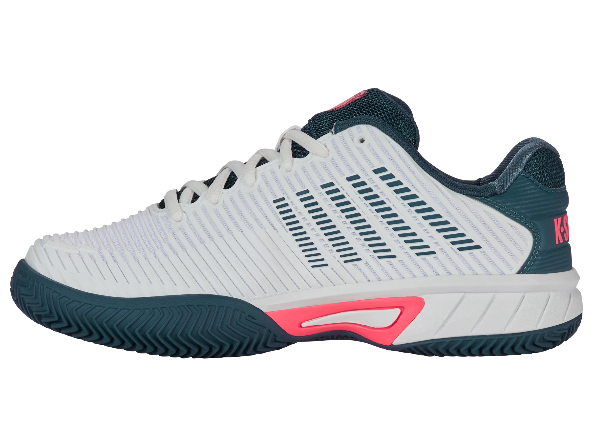 86614-129-M | HYPERCOURT EXPRESS 2 CLAY | WHITE/STARGAZER/NEON BLAZE - Image 5